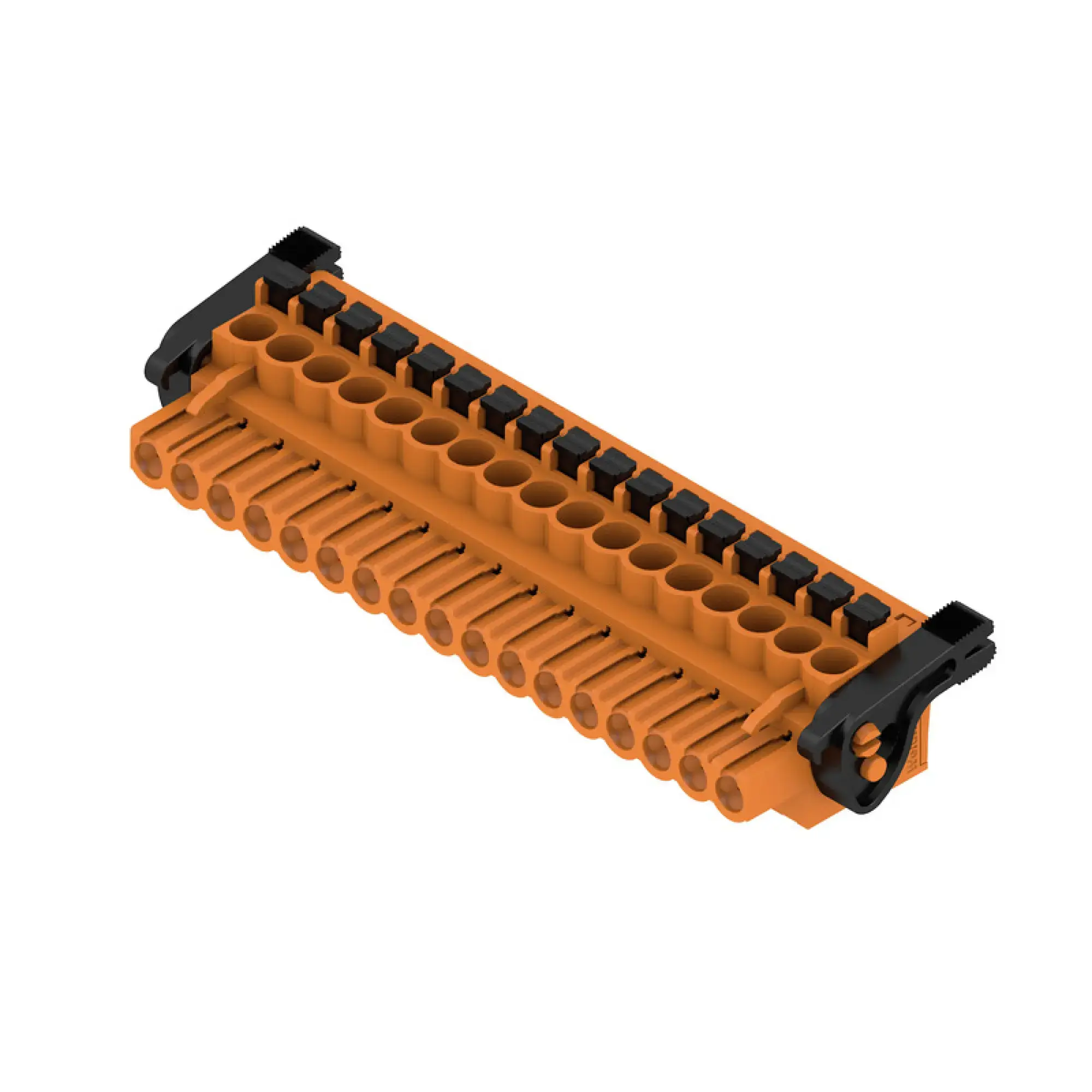 Weidmüller 1981020000 PCB connector (wire connection), 320 V, 24 A, Pitch in mm: 5.00, 3.31 mm², Number of poles: 17, PUSH IN with actuator, Box (img_001)