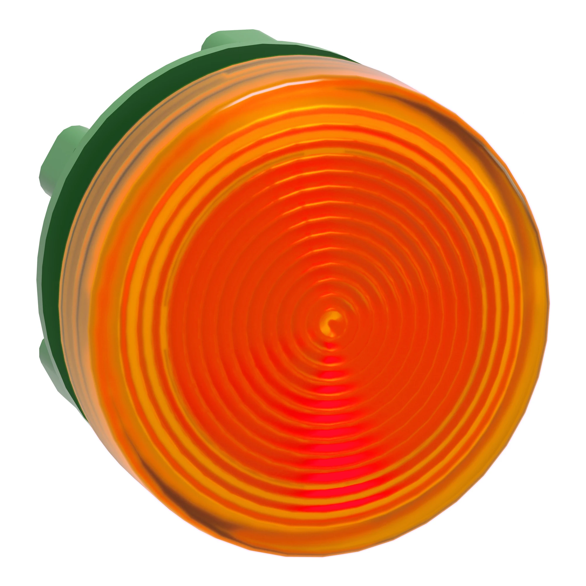 Schneider Electric ZB5AV053S Pilot Light, Front Element, Harmony XB5, Plastic, 22mm, Orange, for Universal LED, Knurled Dome (img_001) Schneider Electric ZB5AV053S Pilot Light, Front Element, Harmony XB5, Plastic, 22mm, Orange, for Universal LED, Knurled Dome (img_001)