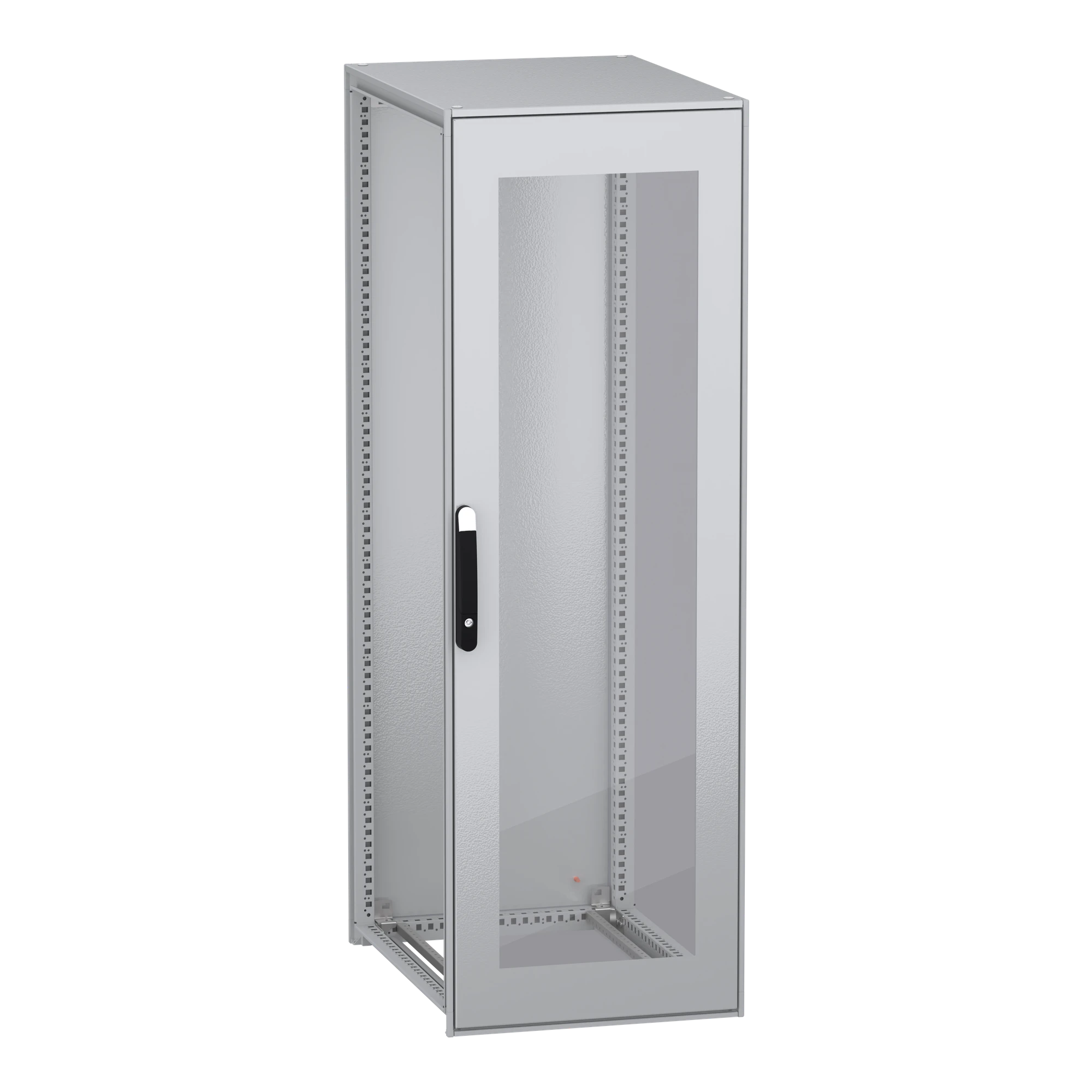 Schneider Electric NSYSFN18680T Freestanding enclosure, PanelSeT SFN, made of decarbonized steel, without mounting plate, with glass door, assembled, 1800x600x800mm, IP55 (img_001)