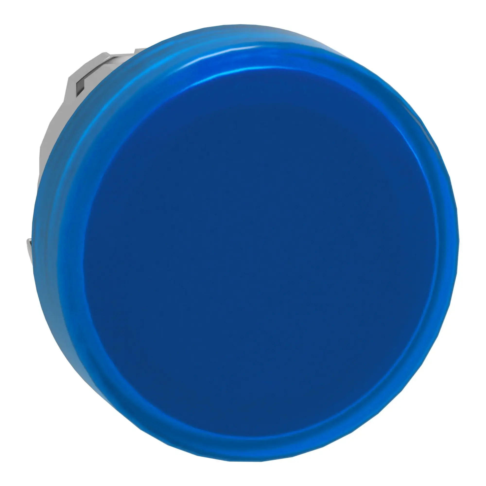Schneider Electric ZB4BV063 Pilot light, Front element, Harmony XB4, Metal, 22mm, blue, for universal LED, smooth dome (img_010)