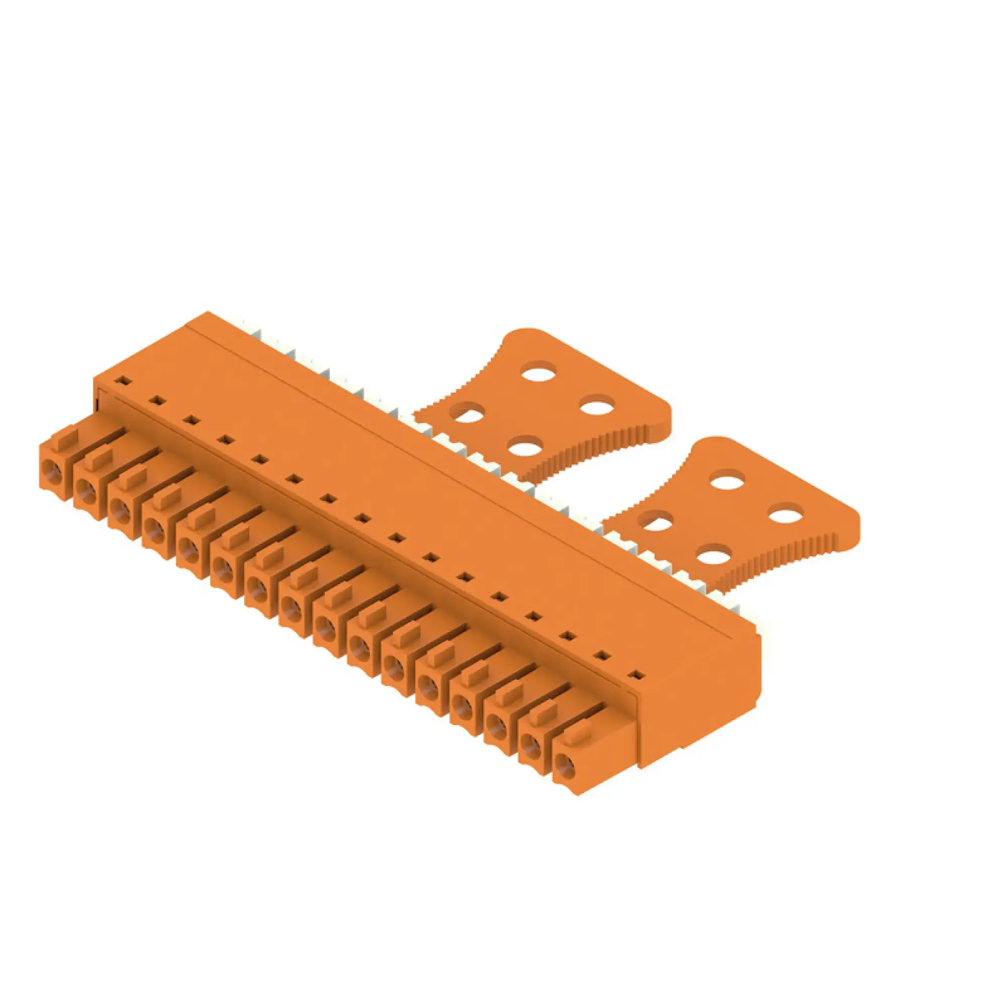 Weidmüller 1235920000 PCB connector (wire connection), 160 V, 17.5 A, Pitch in mm: 3.81, 1.5 mm², Number of poles: 16, PUSH IN with actuator, Box (img_001)