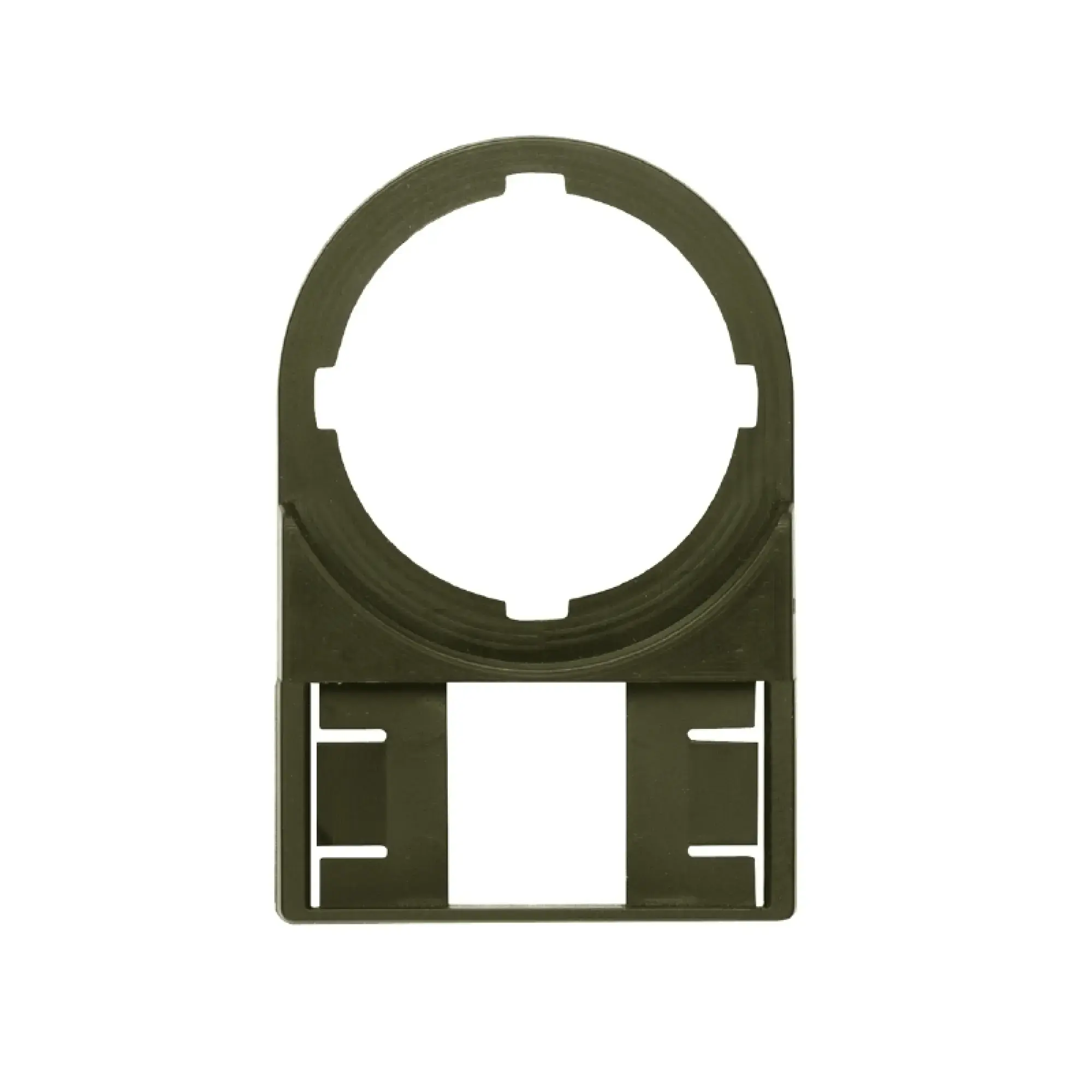 Weidmüller 1716640000 Device marking holder, Width: 27 mm, black, Polyamide 66, UL 94 flammability rating: V-2, Operating temperature range: -40...100 °C (img_001)