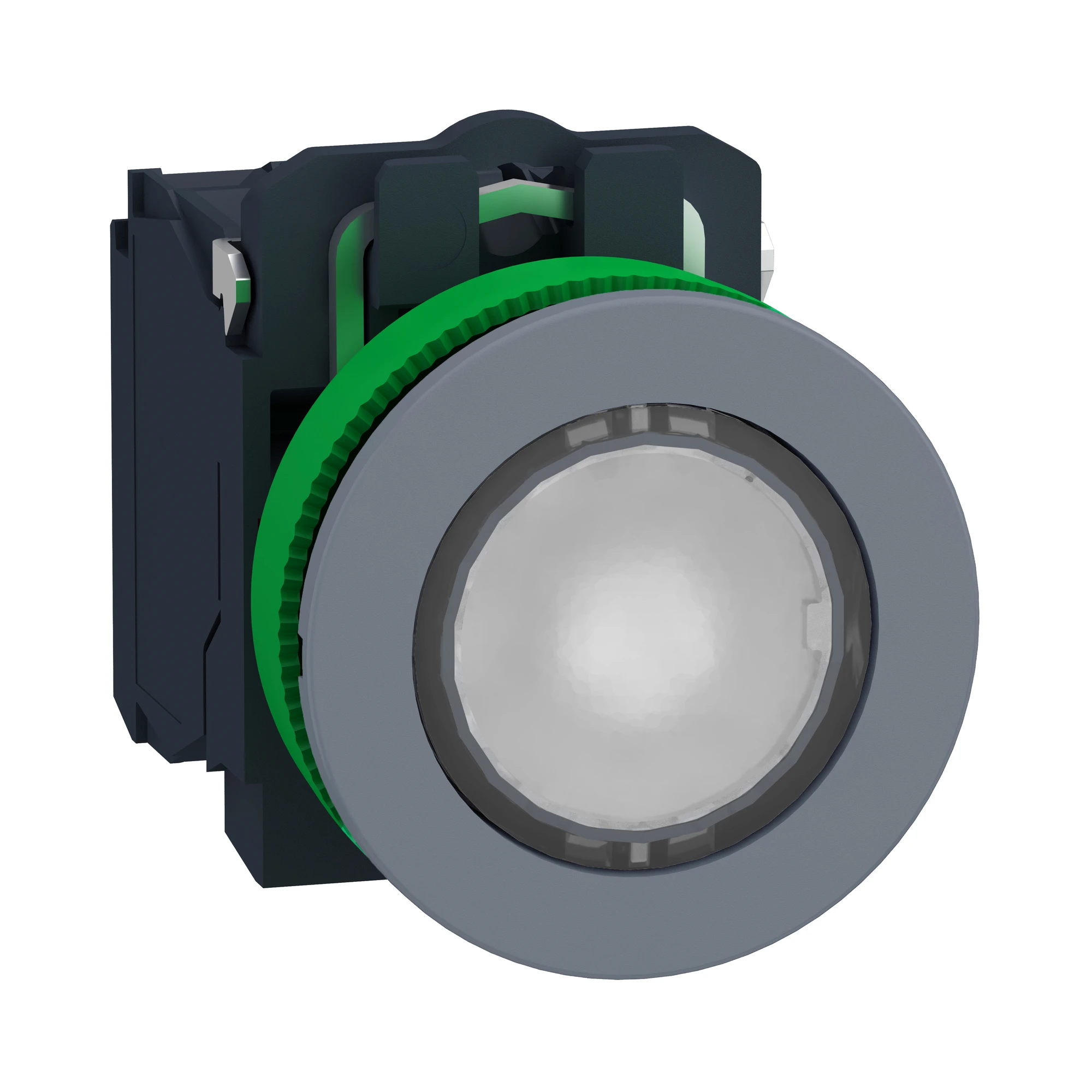 Schneider Electric XB5FWCUST04 Illuminated Push-button, plastic, complete, 30mm, customizable via configurator (img_001)