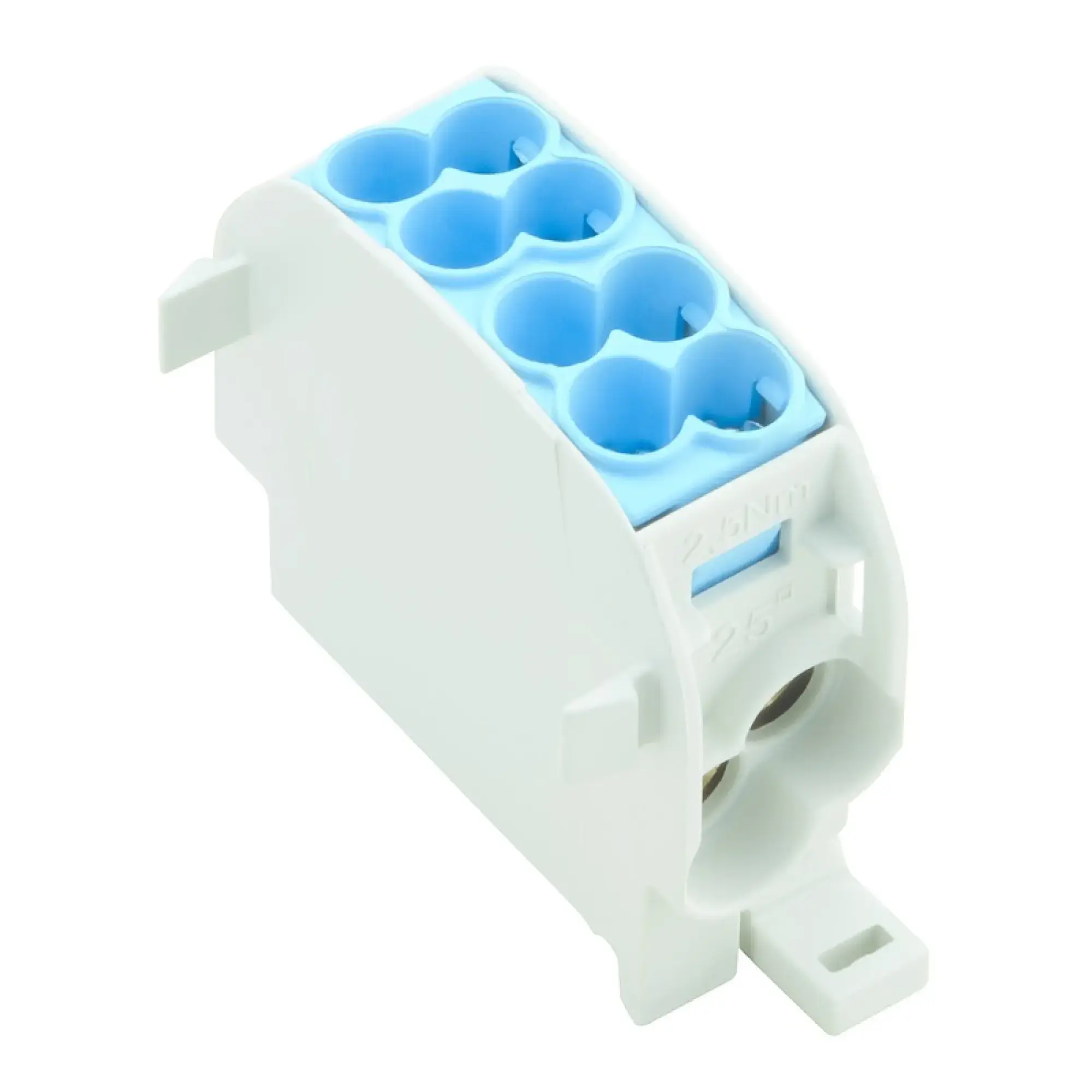 Weidmüller 1560670000 Potential distributor terminal, Screw connection, blue, 25 mm², 152 A, 1000 V, Number of connections: 4, Number of levels: 1, TS 35, V-0, Wemid (img_001) Weidmüller 1560670000 Potential distributor terminal, Screw connection, blue, 25 mm², 152 A, 1000 V, Number of connections: 4, Number of levels: 1, TS 35, V-0, Wemid (img_001)