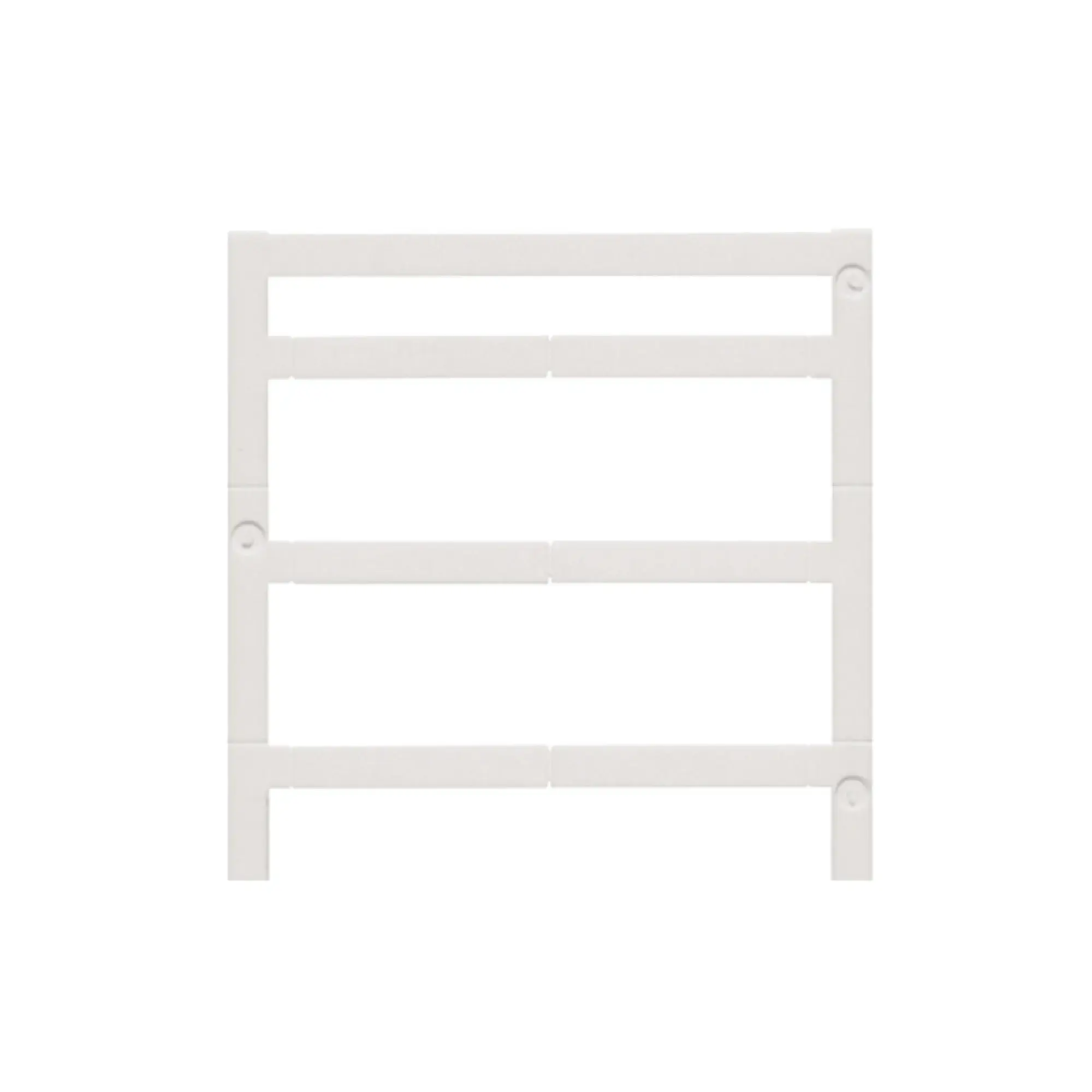 Weidmüller 1951920000 Terminal marking, white, Printed characters: neutral, horizontal and vertical, Width: 30 mm, Height: 5 mm (img_001)