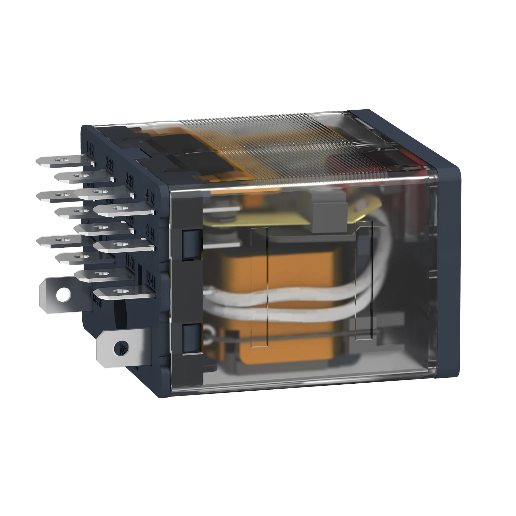 Schneider Electric RPM42E7 Power Relay RPM, 4 W, 15 A, 48 VAC, with LED, with Test Button (img_003)