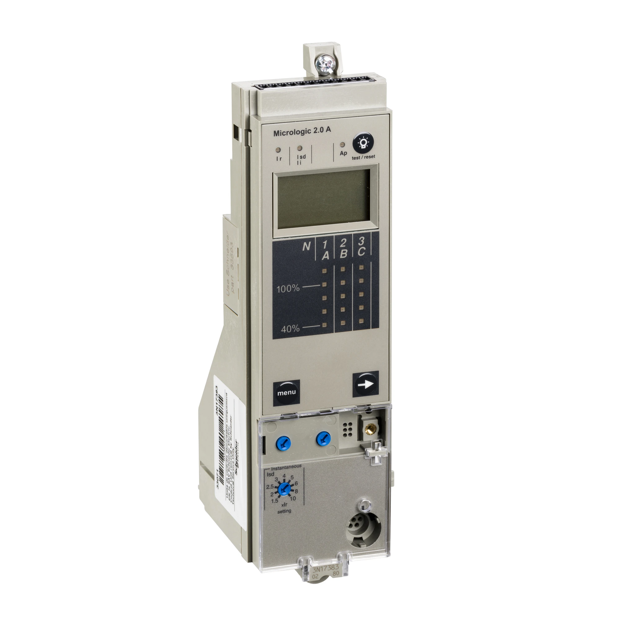 Schneider Electric 33525 Electronic trip unit for power circuit breaker Micrologic 2A, 4p/3p, 4d/3d+N/2/3d (img_001) Schneider Electric 33525 Electronic trip unit for power circuit breaker Micrologic 2A, 4p/3p, 4d/3d+N/2/3d (img_001)