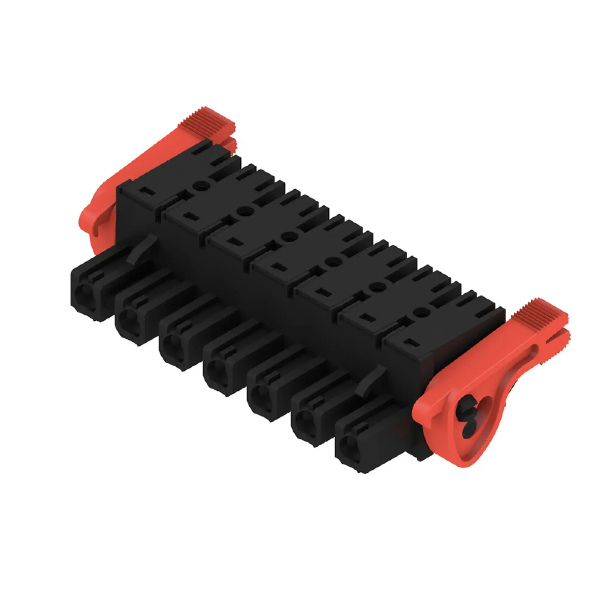 Weidmüller 1227430000 PCB connector (wire connection), 1000 V, 29 A, Pitch in mm: 7.62, 2.5 mm², Number of poles: 7, PUSH IN with actuator, Box (img_001)