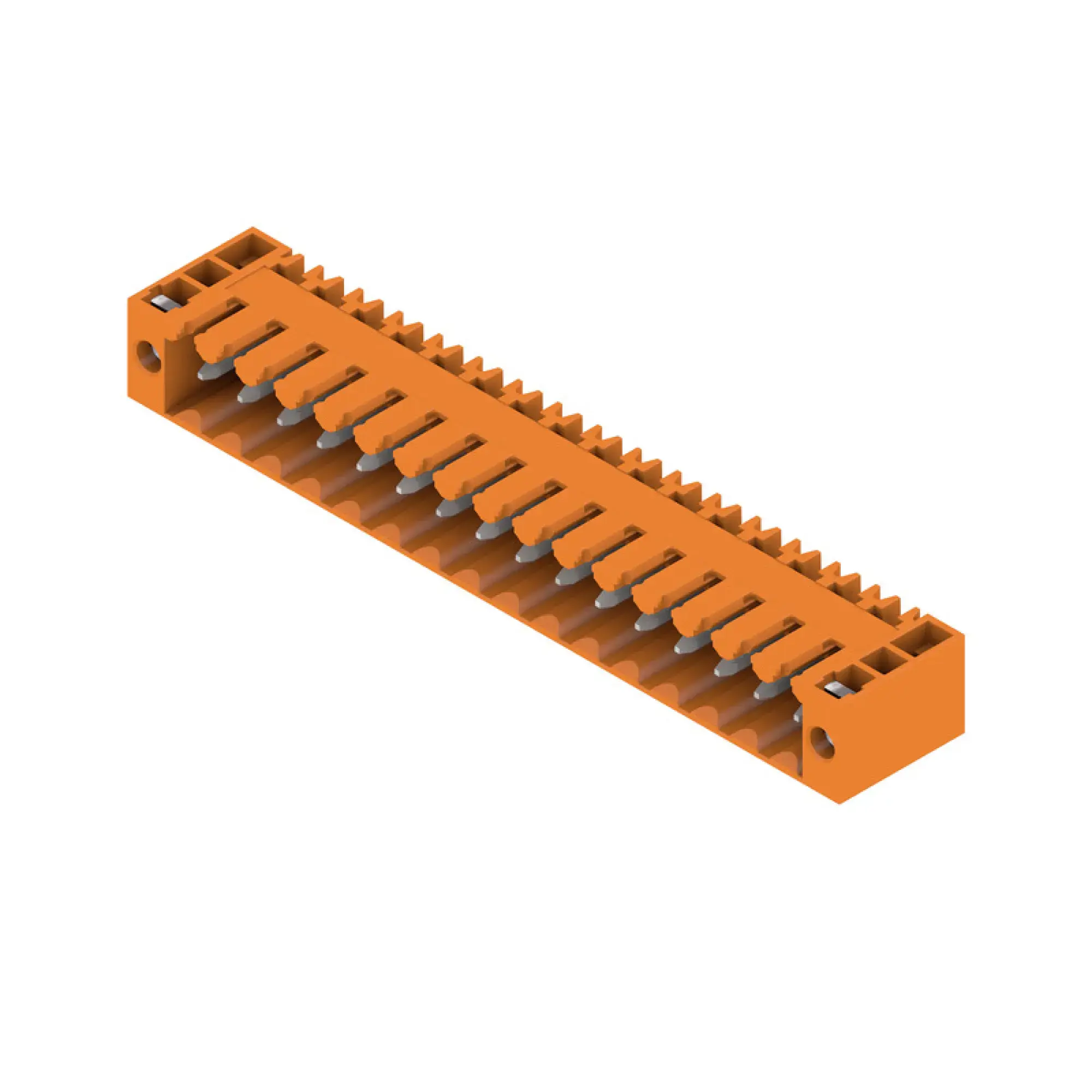 Weidmüller 1618190000 PCB connector (board connection), 160 V, 17 A, Pitch in mm: 3.50, Number of poles: 16, THT solder connection, Box (img_001)