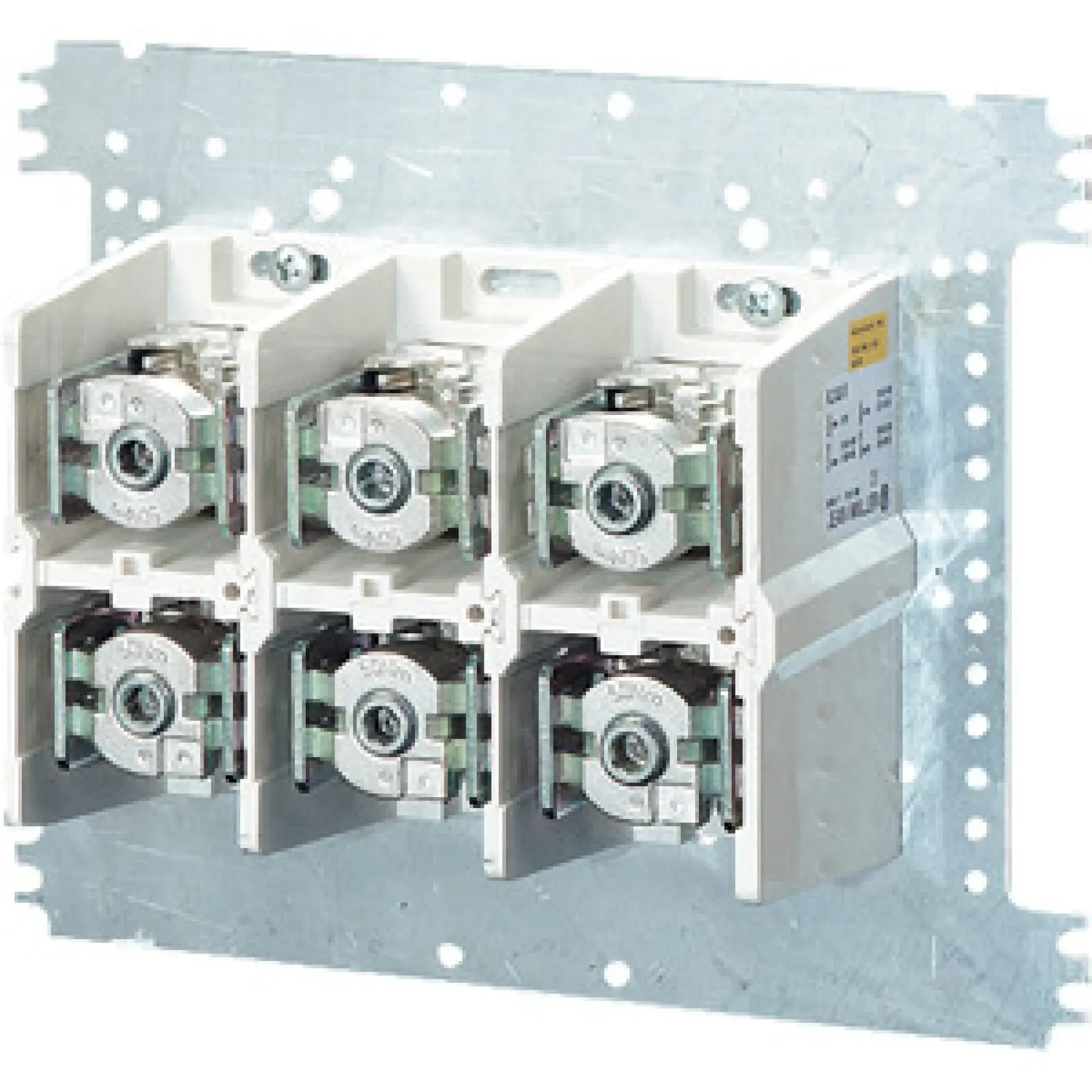 Hensel 2000550 Einspeisungsklemme, 300 qmm, 3polig, auf Einbauplatte Mi VE 303 (img_001)