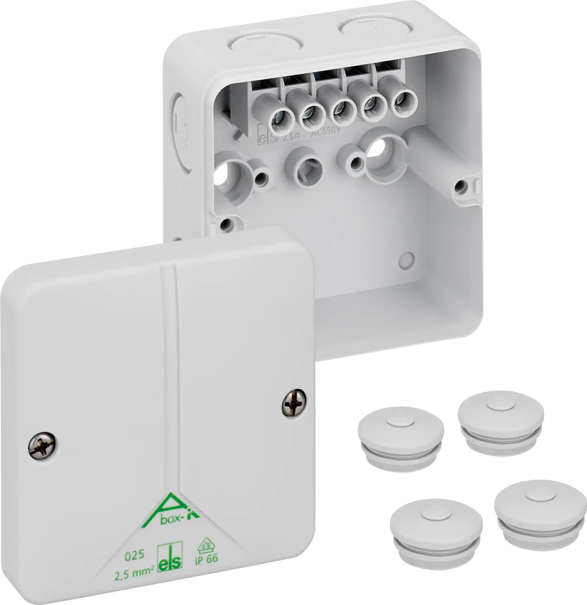 Spelsberg 49640201 Junction box, Type of protection IP66, max. 2,5², Impact strength IK08, Protection class II, Ui 690V AC, DLG, DNV, VDE, Halogen free (img_001) Spelsberg 49640201 Junction box, Type of protection IP66, max. 2,5², Impact strength IK08, Protection class II, Ui 690V AC, DLG, DNV, VDE, Halogen free (img_001)