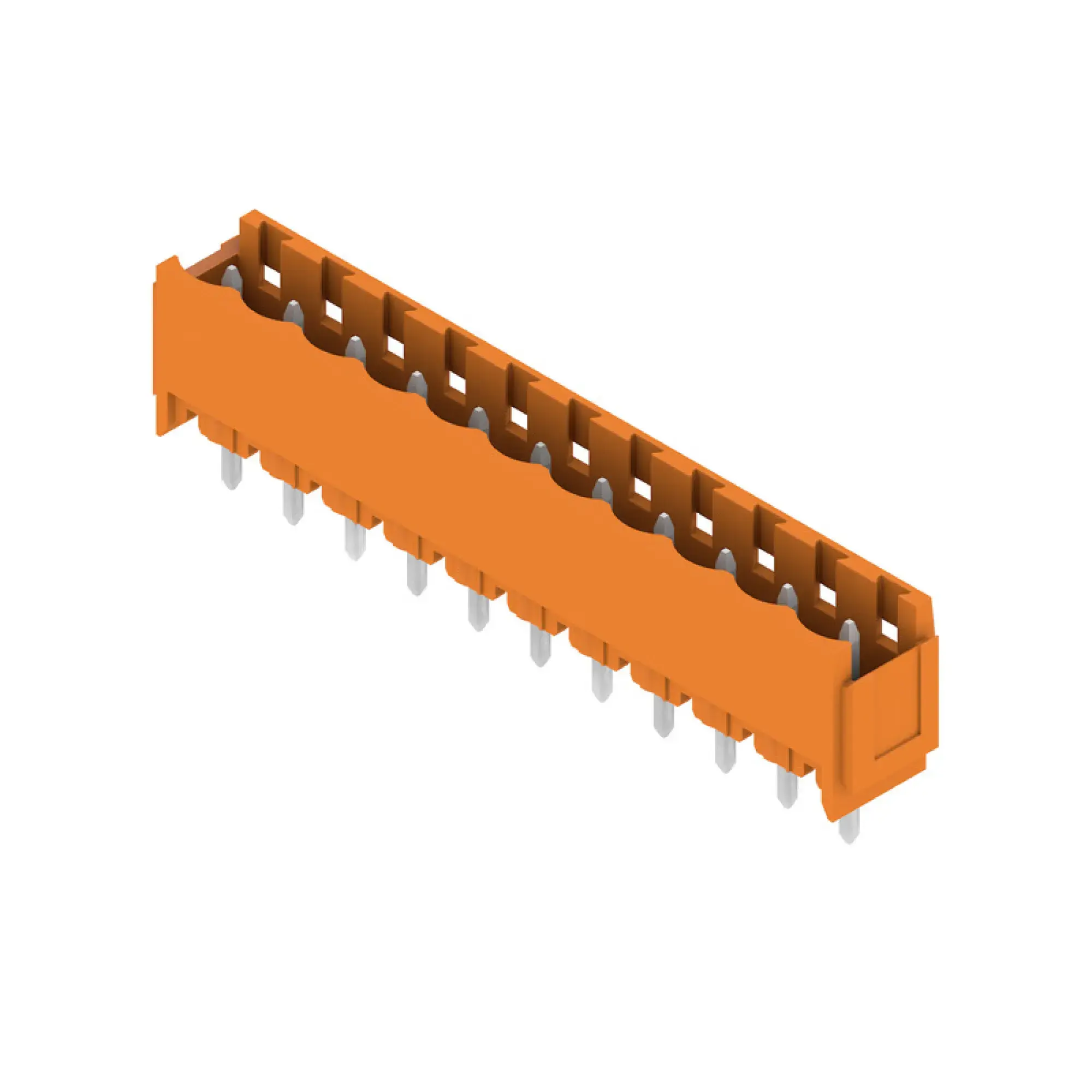 Weidmüller 1539220000 PCB connector (board connection), 320 V, 24 A, Pitch in mm: 5.08, Number of poles: 11, THT solder connection, Box (img_001)