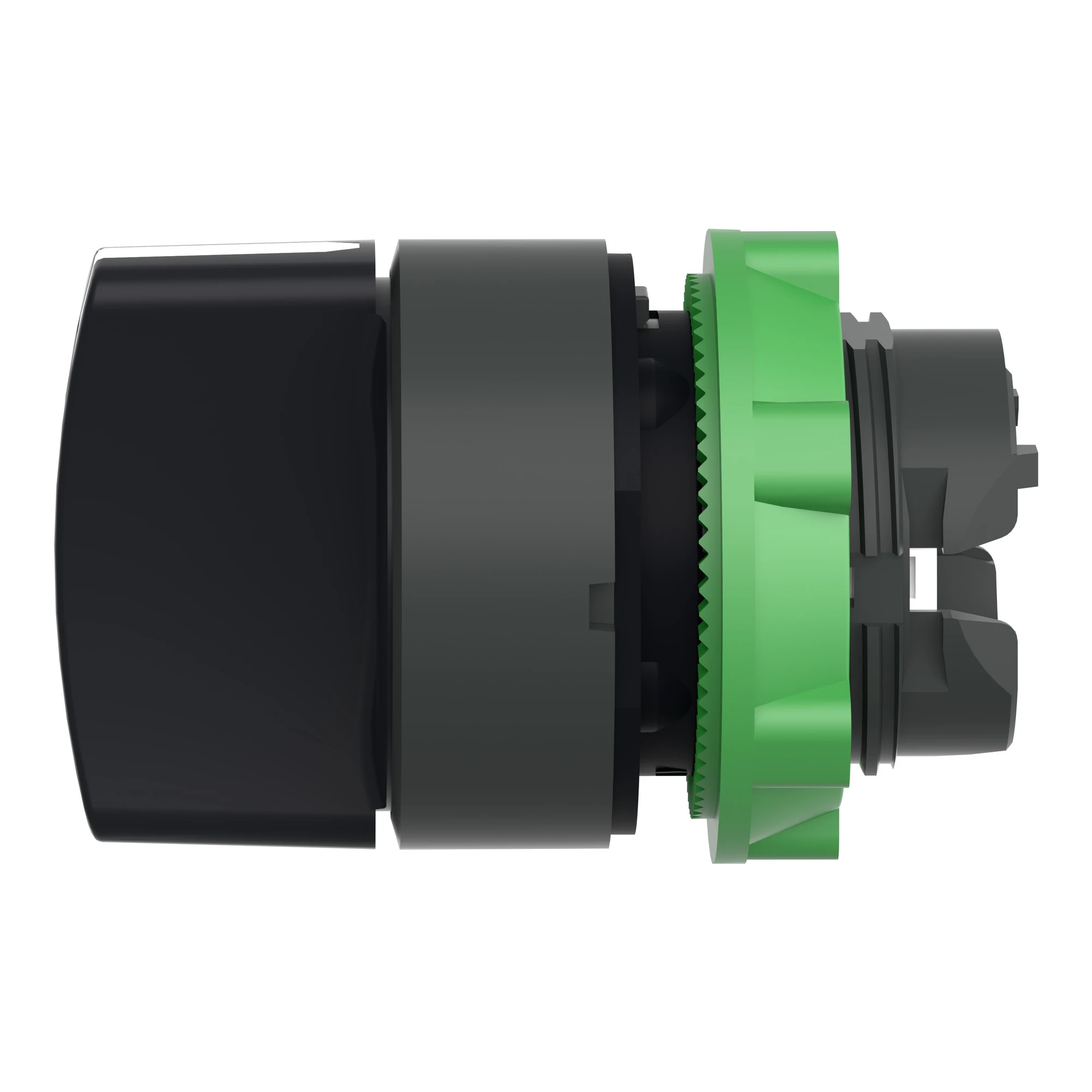 Schneider Electric ZB5AD5TQ Selector switch, front element, Harmony XB5, plastic, 22mm, black, 3 positions, center detent, bulk packaging (img_003)