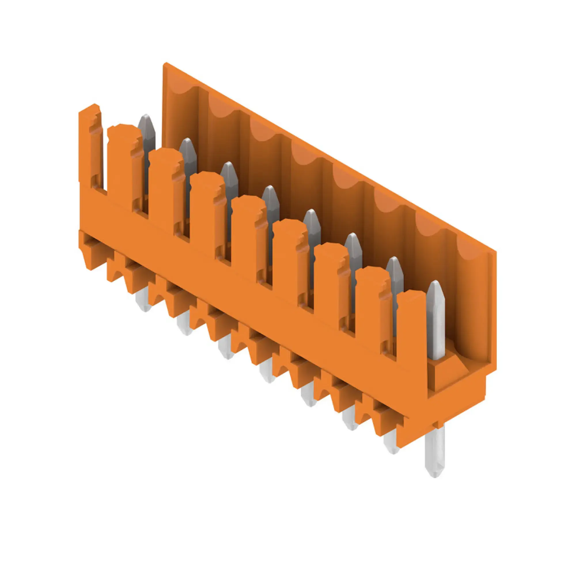Weidmüller 1604980000 PCB connector (board connection), 160 V, 17 A, Pitch in mm: 3.50, Number of poles: 8, THT solder connection, Box (img_001)