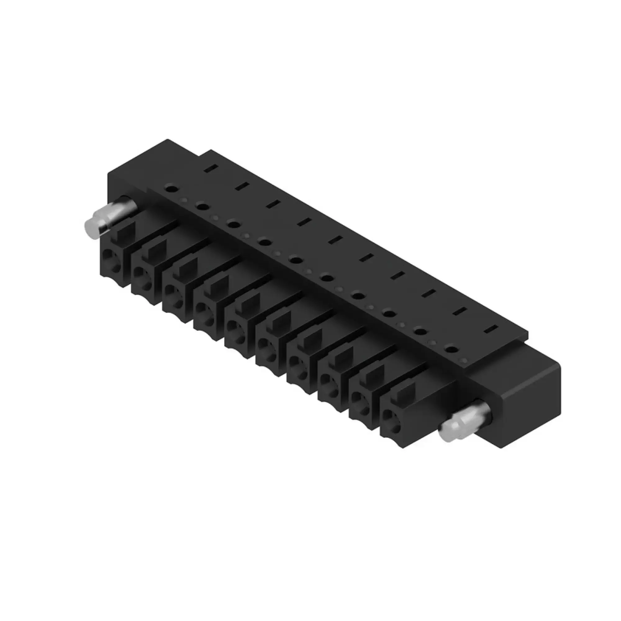 Weidmüller 1975790000 PCB connector (board connection), 160 V, 17.5 A, Pitch in mm: 3.81, Number of poles: 10, THT/THR solder connection, Box (img_001)