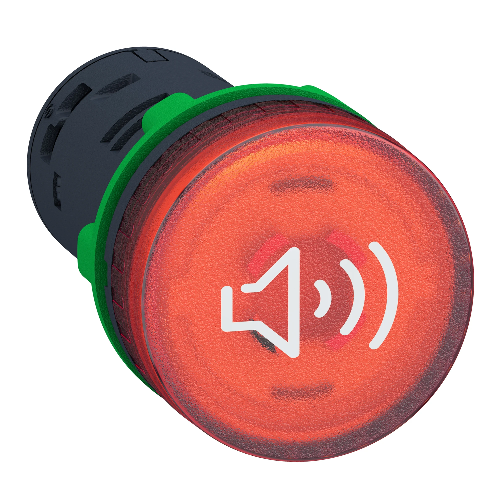 Schneider Electric XB5KS2B4 Buzzer, Beeper, Harmony XB5, Plastic, Illuminated, Red, 22mm, 90dB, 24V ACDC (img_001)