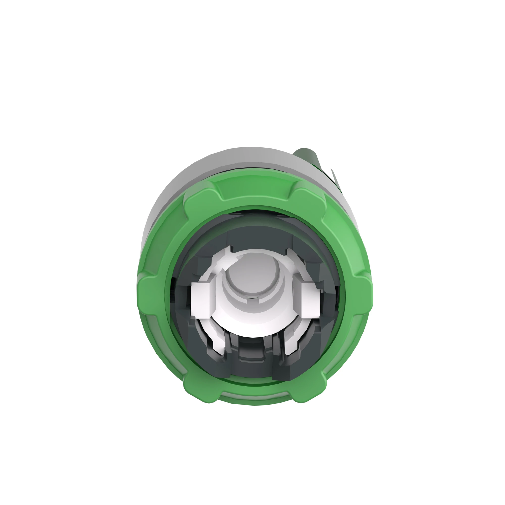 Schneider Electric ZB5AK1233C0 Illuminated selector switch, front element, Harmony XB5, plastic, 22mm green, for universal LEDs, 2 positions, latching (img_004)