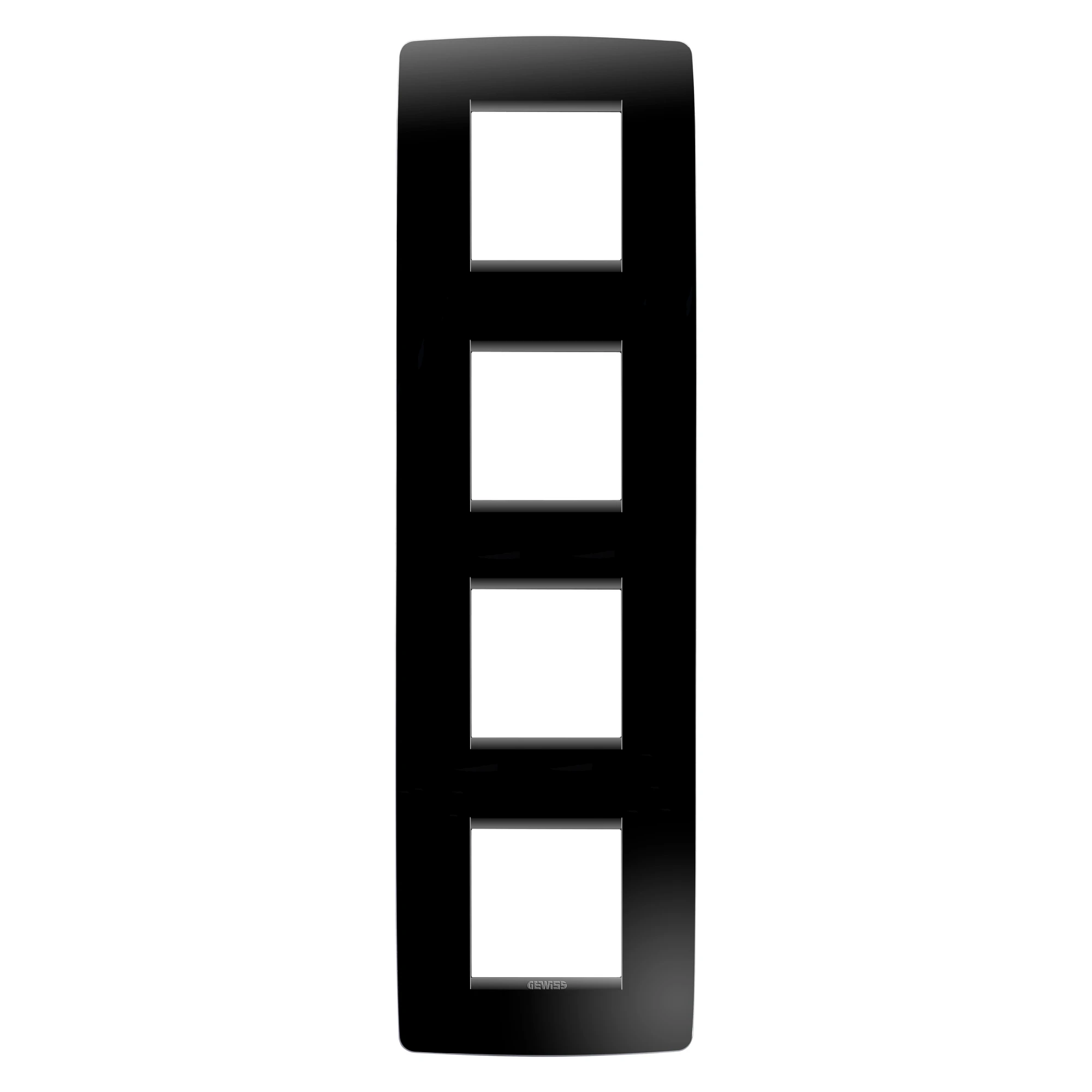 GEWISS GW16129TN ONE INTERNATIONAL PLATE - IN TECHNOPOLYMER - 2+2+2+2 MODULES VERTICAL - TONER BLACK - CHORUSMART (img_001) GEWISS GW16129TN ONE INTERNATIONAL PLATE - IN TECHNOPOLYMER - 2+2+2+2 MODULES VERTICAL - TONER BLACK - CHORUSMART (img_001)