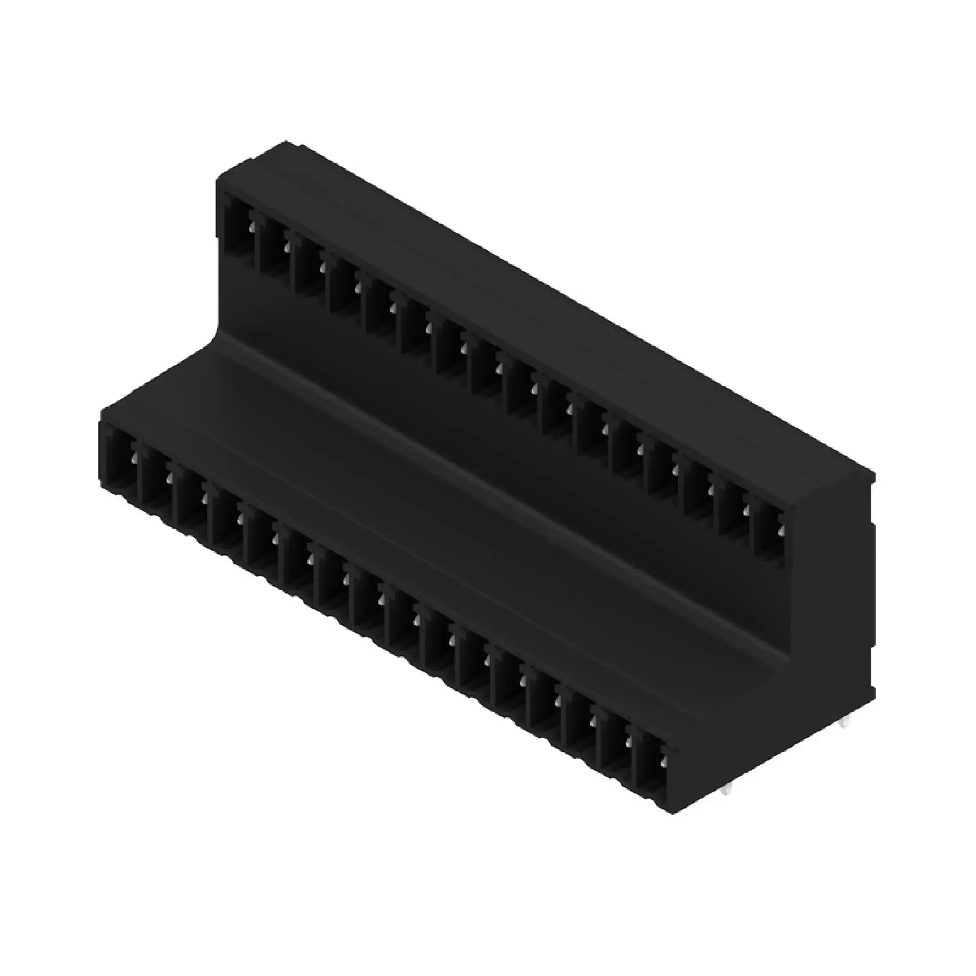 Weidmüller 1033640000 PCB connector (board connection), 160 V, 17.5 A, Pitch in mm: 3.81, Number of poles: 32, THT/THR solder connection, Box (img_001)