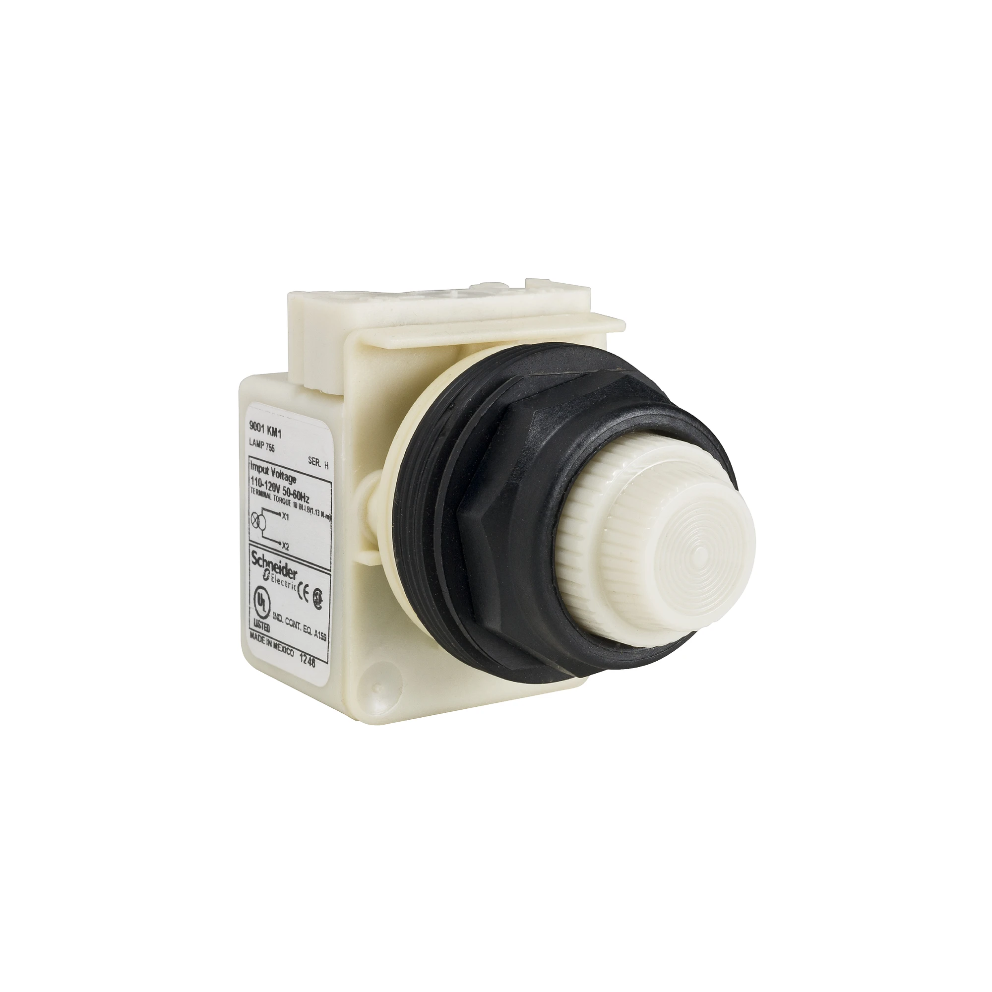 Schneider Electric 9001SKP7W31 Indicator light, octagonal Ø 30, white, with incandescent lamp BA 9s, 220/240V AC- IP66 (img_001) Schneider Electric 9001SKP7W31 Indicator light, octagonal Ø 30, white, with incandescent lamp BA 9s, 220/240V AC- IP66 (img_001)