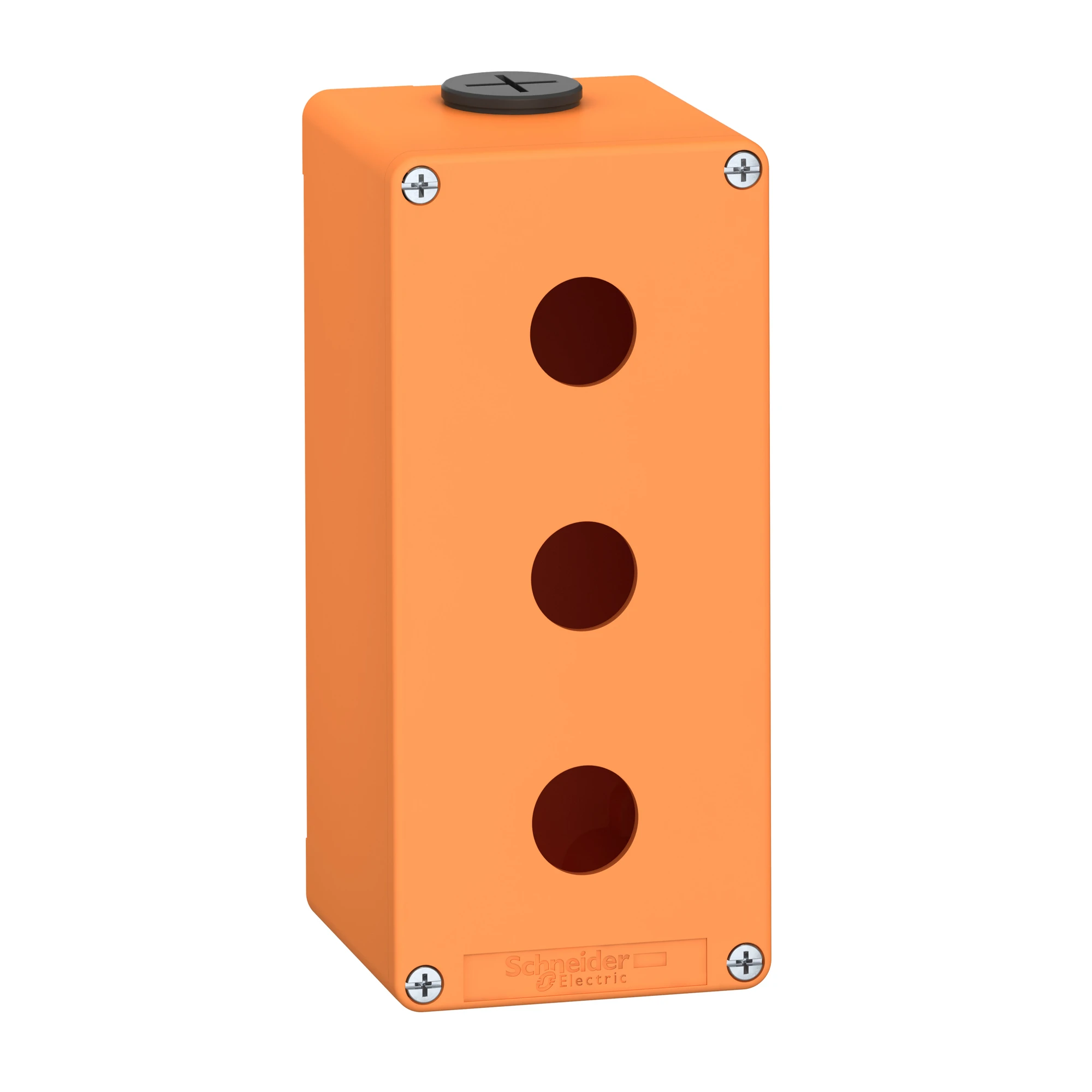 Schneider Electric XAPO3503 Empty enclosure XAP, metal, orange, for 3x22mm, 80x175x77, M25 (img_001) Schneider Electric XAPO3503 Empty enclosure XAP, metal, orange, for 3x22mm, 80x175x77, M25 (img_001)