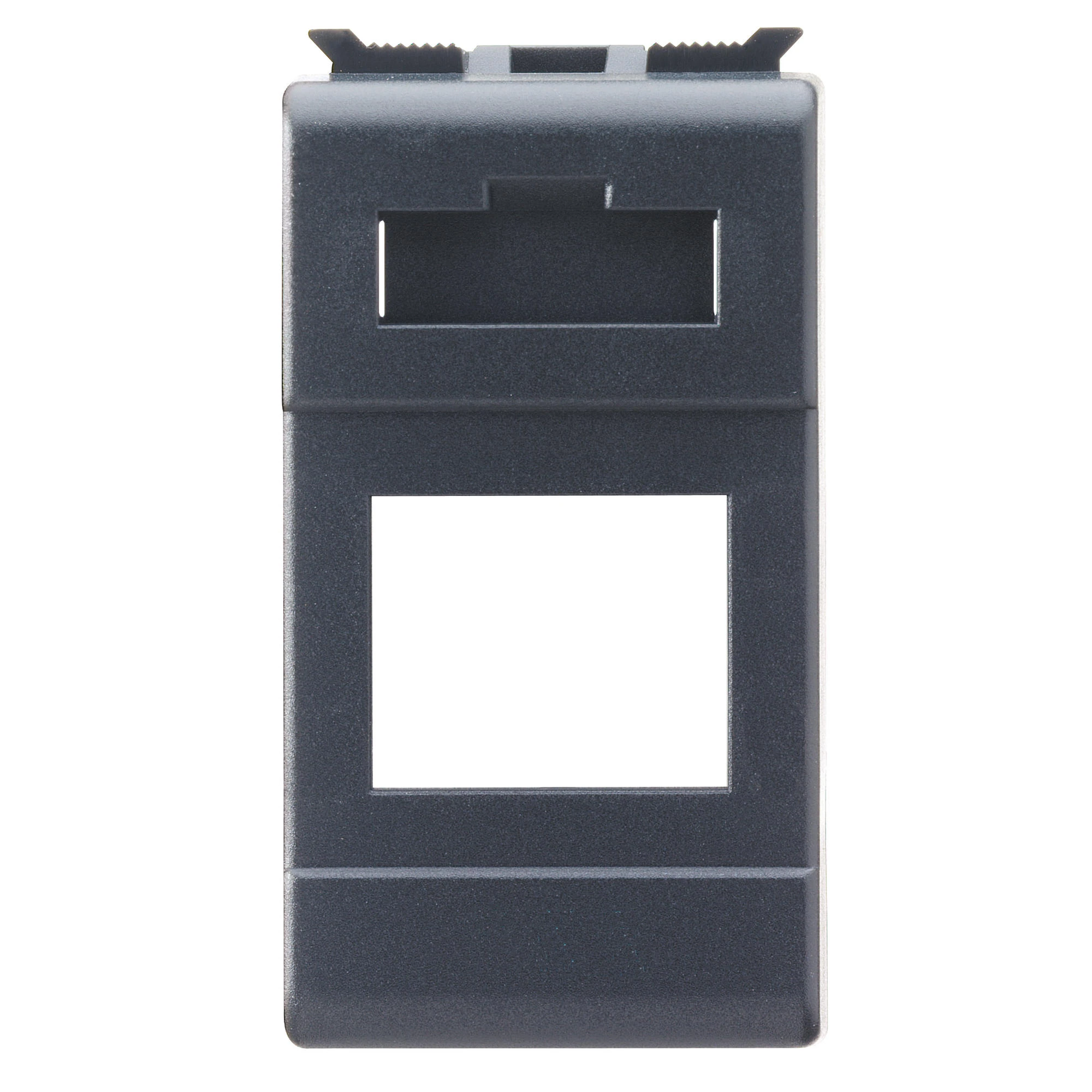 GEWISS GW30287 EMPTY CONTAINER FOR HOUSING DATA SOCKET - AMP/KEYSTON JACK - 1 MODULE - PLAYBUS (img_001)