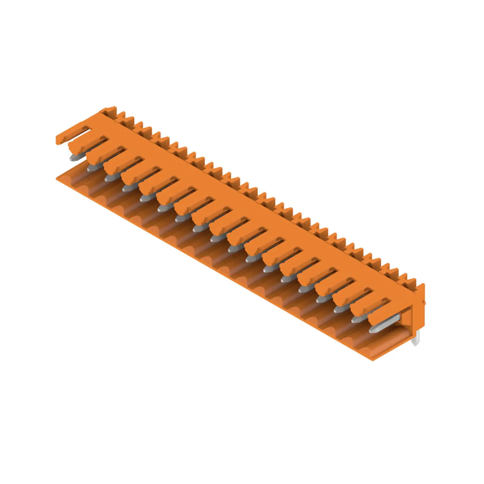 Weidmüller 1619000000 PCB connector (board connection), 160 V, 17 A, Pitch in mm: 3.50, Number of poles: 18, THT solder connection, Box (img_001)
