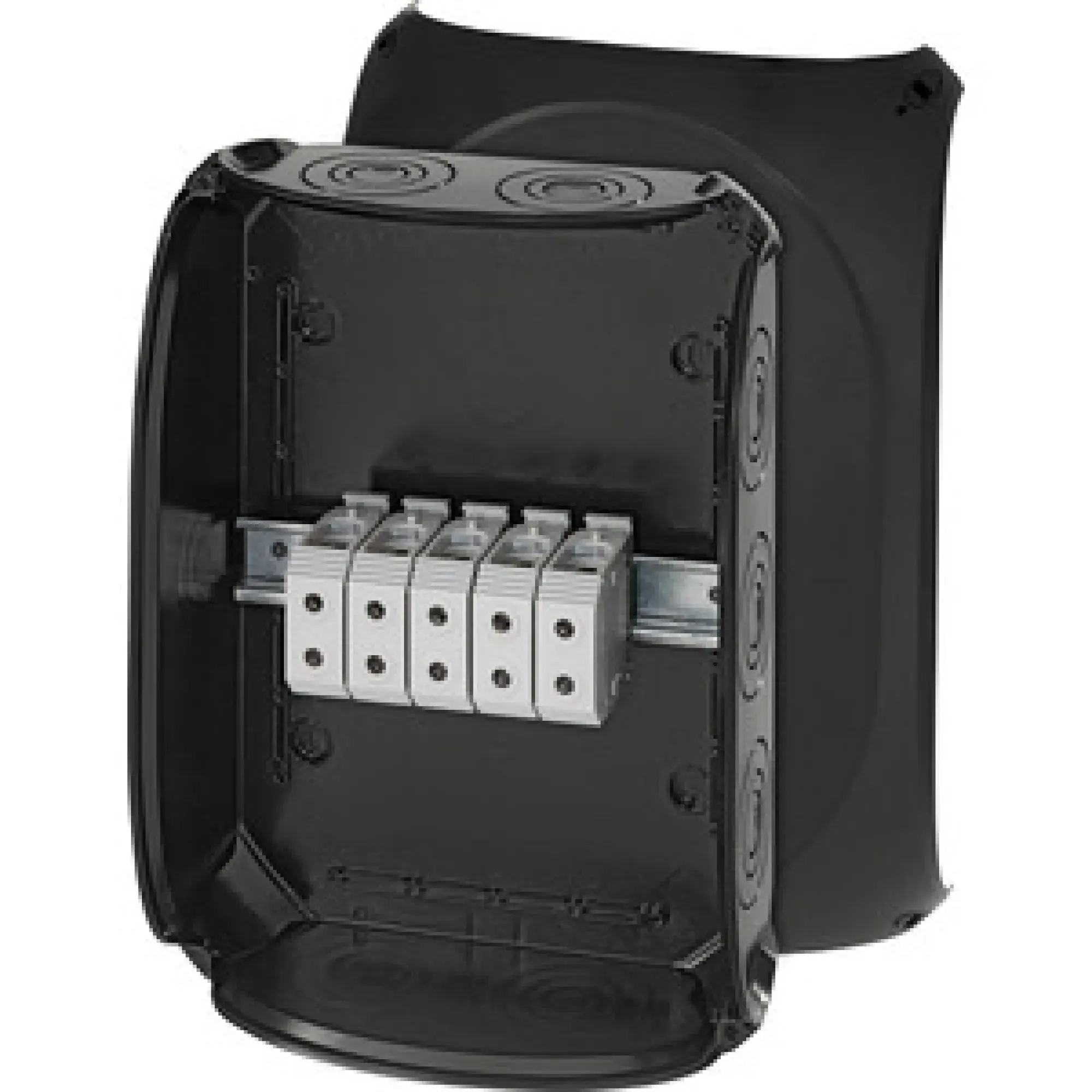 Hensel 62000080 Kabelabzweigkasten 16-50 qmm 3ph., 5pol., schwarz KF 5050 B (img_002) Hensel 62000080 Kabelabzweigkasten 16-50 qmm 3ph., 5pol., schwarz KF 5050 B (img_002)