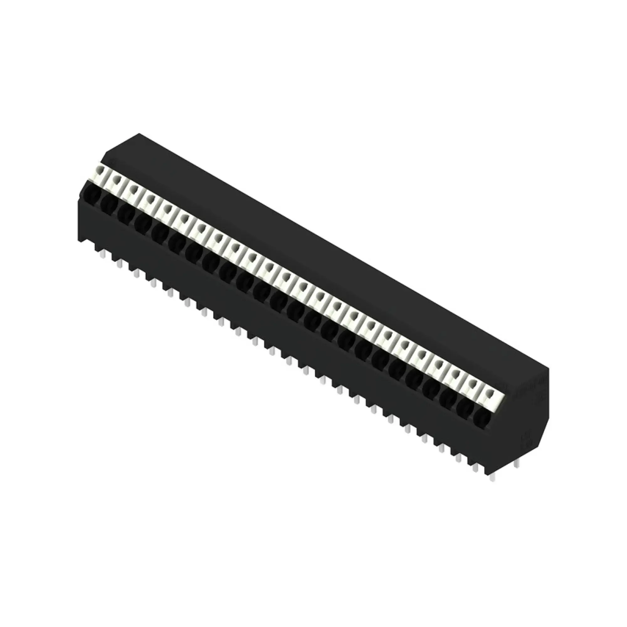 Weidmüller 1885870000 PCB terminal, 160 V, 17.5 A, Pitch in mm: 3.50, 1.5 mm², Number of poles: 24, PUSH IN with actuator, THT/THR solder connection, 135°, Tube (img_001)