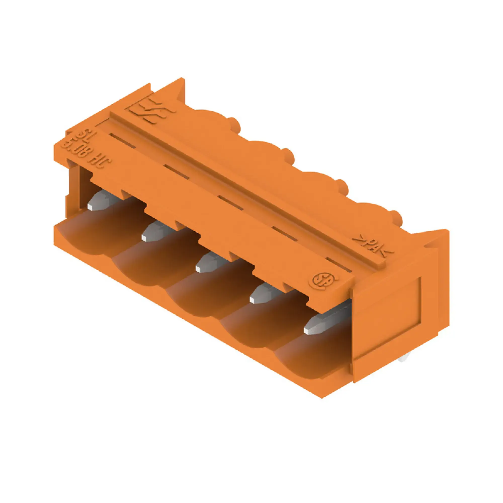 Weidmüller 1148130000 PCB connector (board connection), 320 V, 24 A, Pitch in mm: 5.08, Number of poles: 5, THT solder connection, Box (img_001)