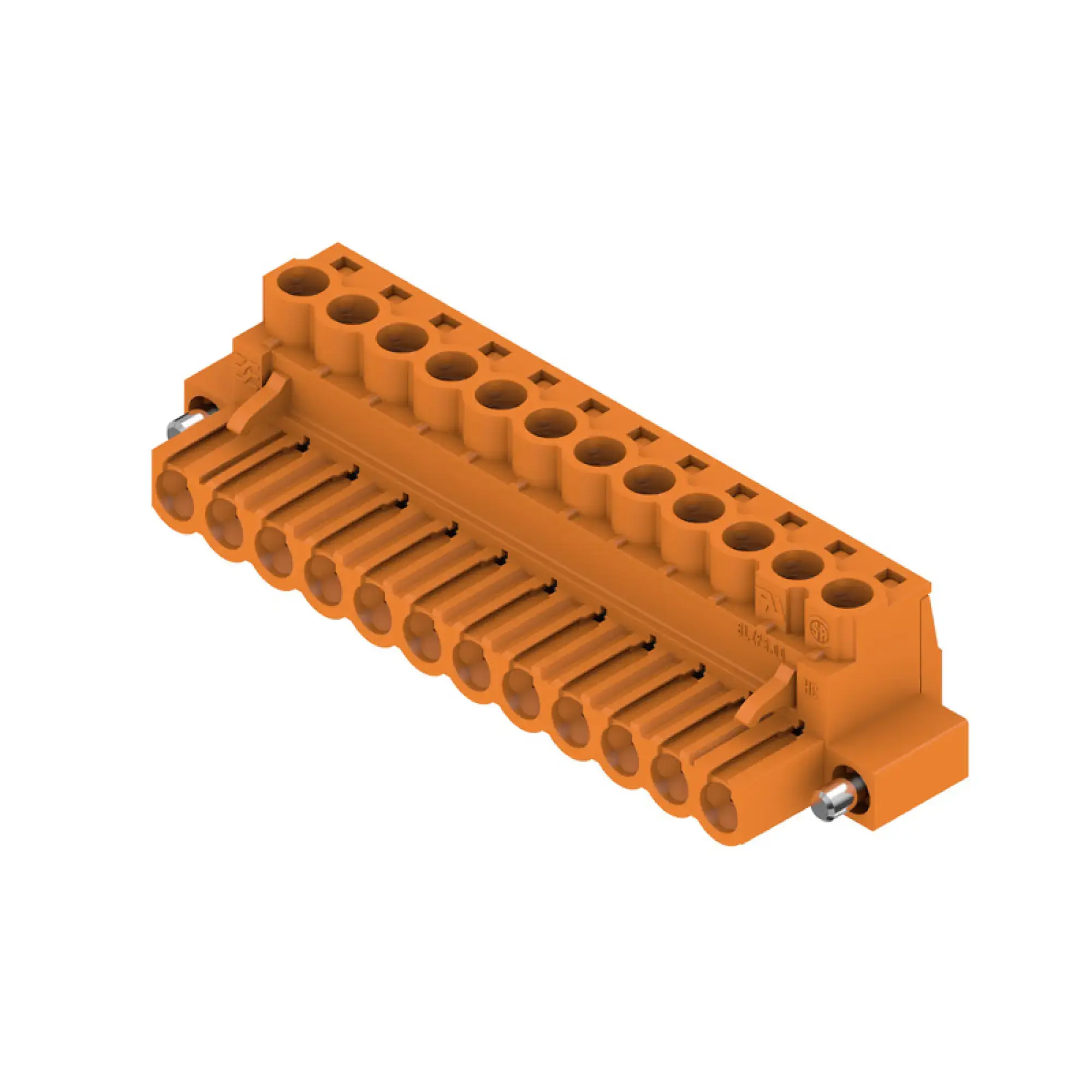 Weidmüller 1955700000 PCB connector (wire connection), 320 V, 23 A, Pitch in mm: 5.00, 4 mm², Number of poles: 12, Clamping yoke connection, Box (img_001)