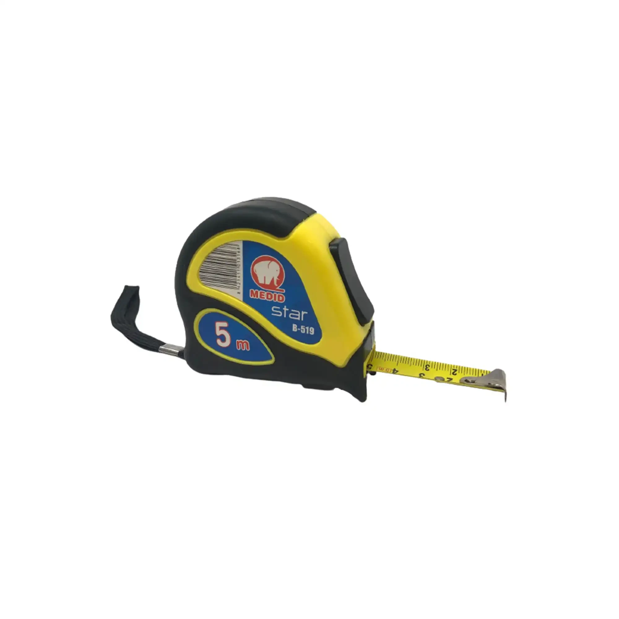 MEDID B519 Tape measure STAR made of 2K-housing with locking device and clip - unpacked 5m x 19 mm (img_002)