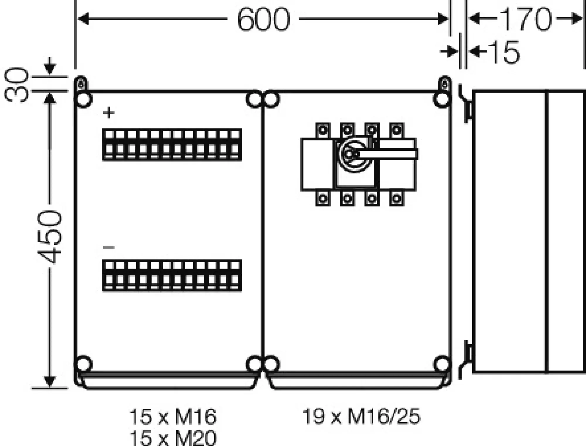 Hensel 20001233 PV-Generatoranschlusskasten 12xPV-Strang m. Sicherung auf 1xWR-Eing. Mi PV 3611 (img_003) Hensel 20001233 PV-Generatoranschlusskasten 12xPV-Strang m. Sicherung auf 1xWR-Eing. Mi PV 3611 (img_003)