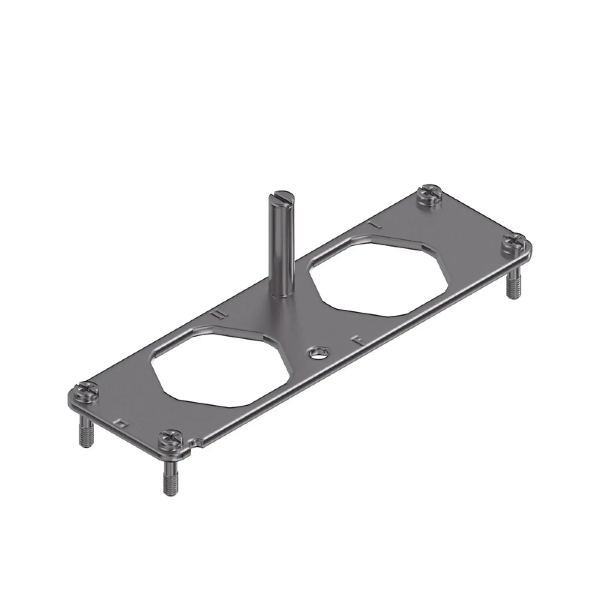 Weidmüller 1103710000 Mounting frame for industrial connector, Series: HighPower, Size: 8, Number of poles: 2, Stainless steel, rust-proof (img_001) Weidmüller 1103710000 Mounting frame for industrial connector, Series: HighPower, Size: 8, Number of poles: 2, Stainless steel, rust-proof (img_001)