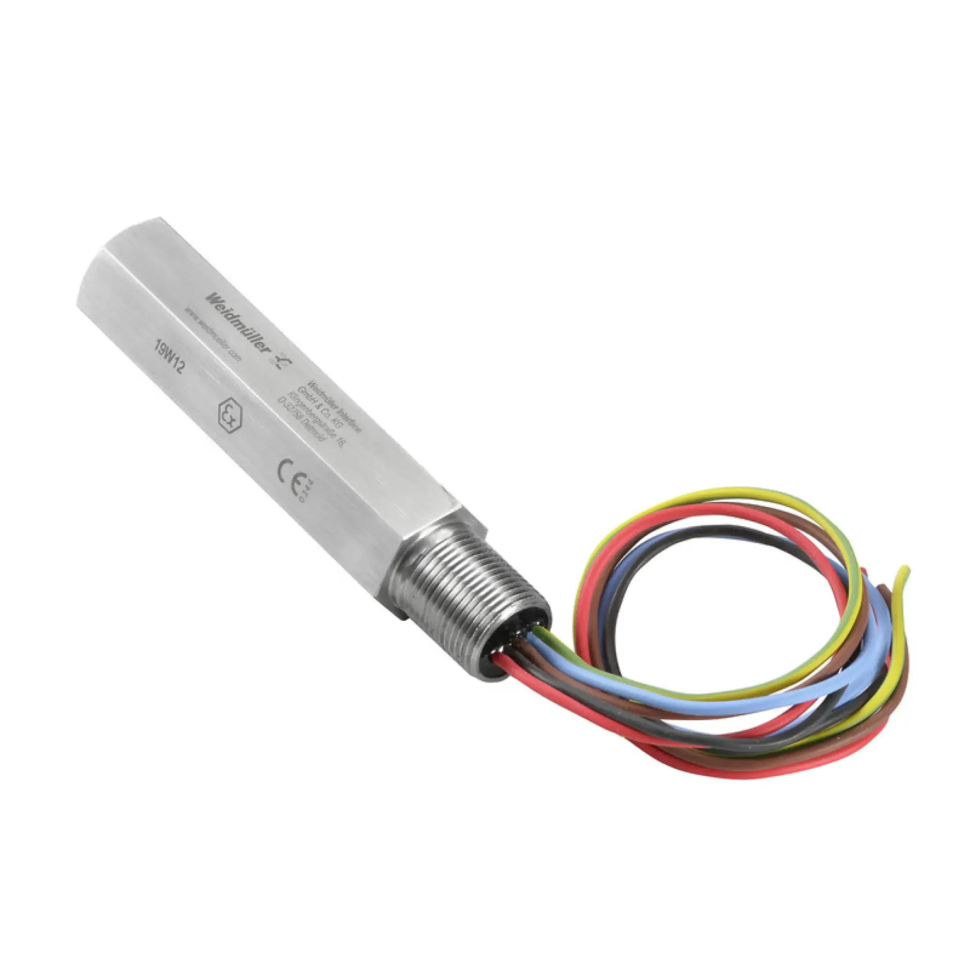 Weidmüller 2593150000 Surge voltage arrester (data networks/MCR-technology), Stainless steel screw mounting housing, 24 V, straight, M20 x 1.5 (img_001)