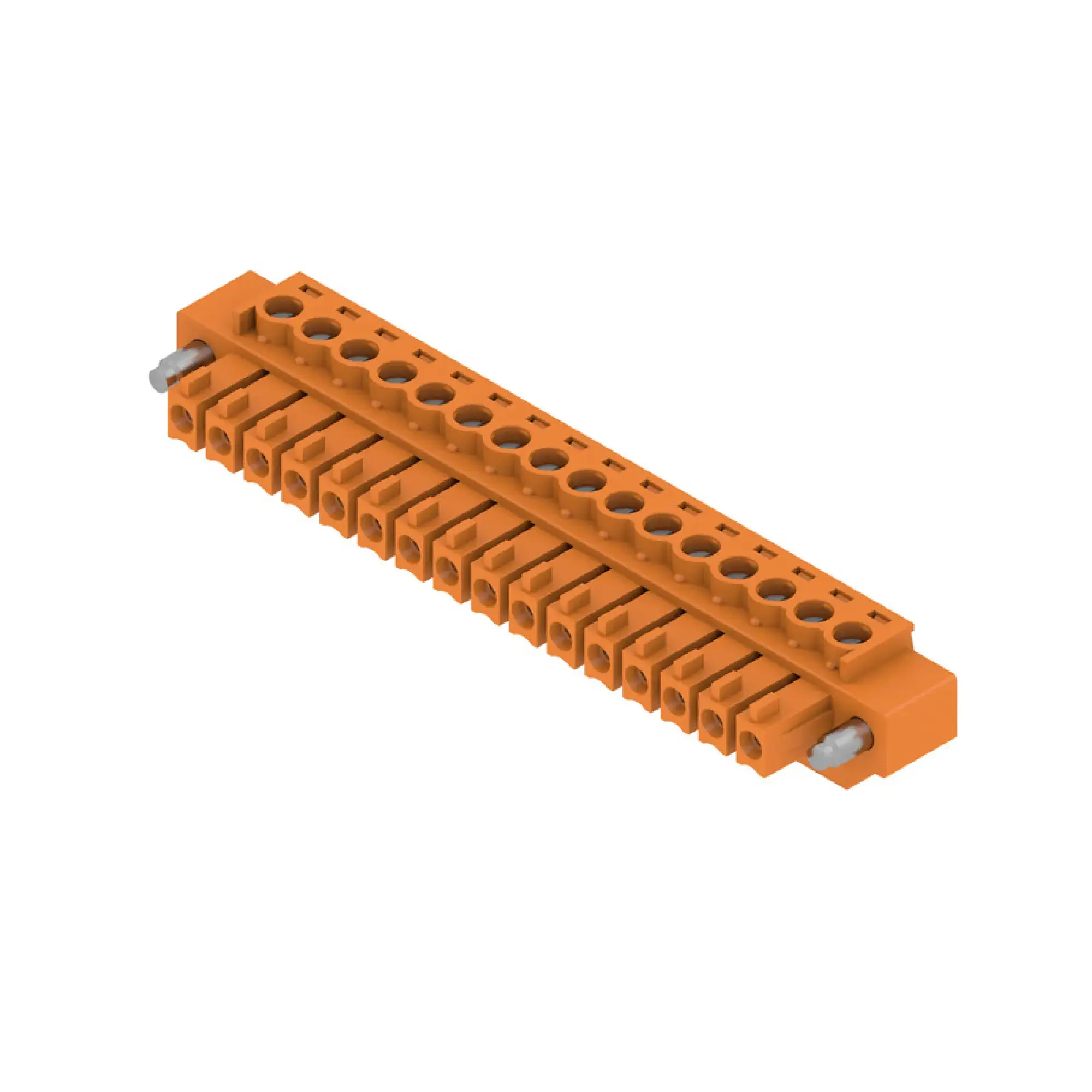 Weidmüller 1941150000 PCB connector (wire connection), 160 V, 17.5 A, Pitch in mm: 3.81, 1.5 mm², Number of poles: 16, Clamping yoke connection, Box (img_001)