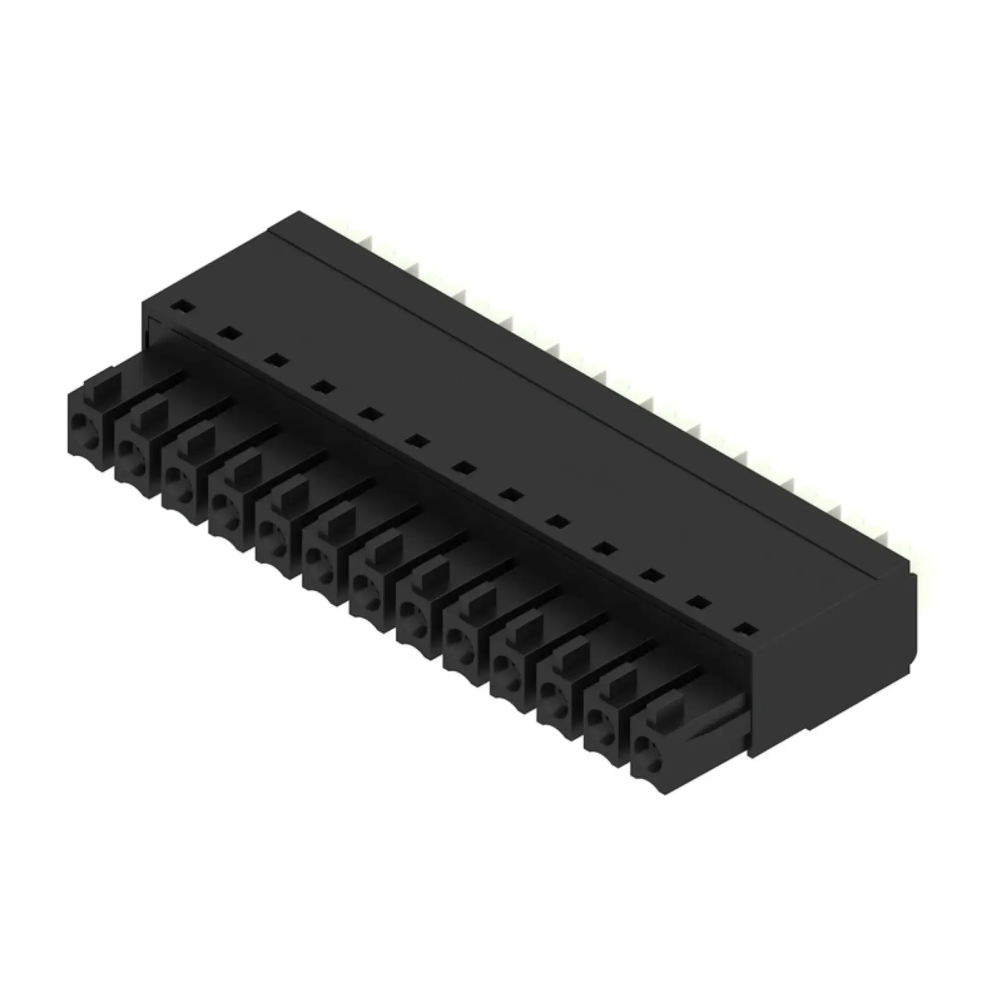 Weidmüller 1970200000 PCB connector (wire connection), 160 V, 17.5 A, Pitch in mm: 3.81, 1.5 mm², Number of poles: 13, PUSH IN with actuator, Box (img_001)