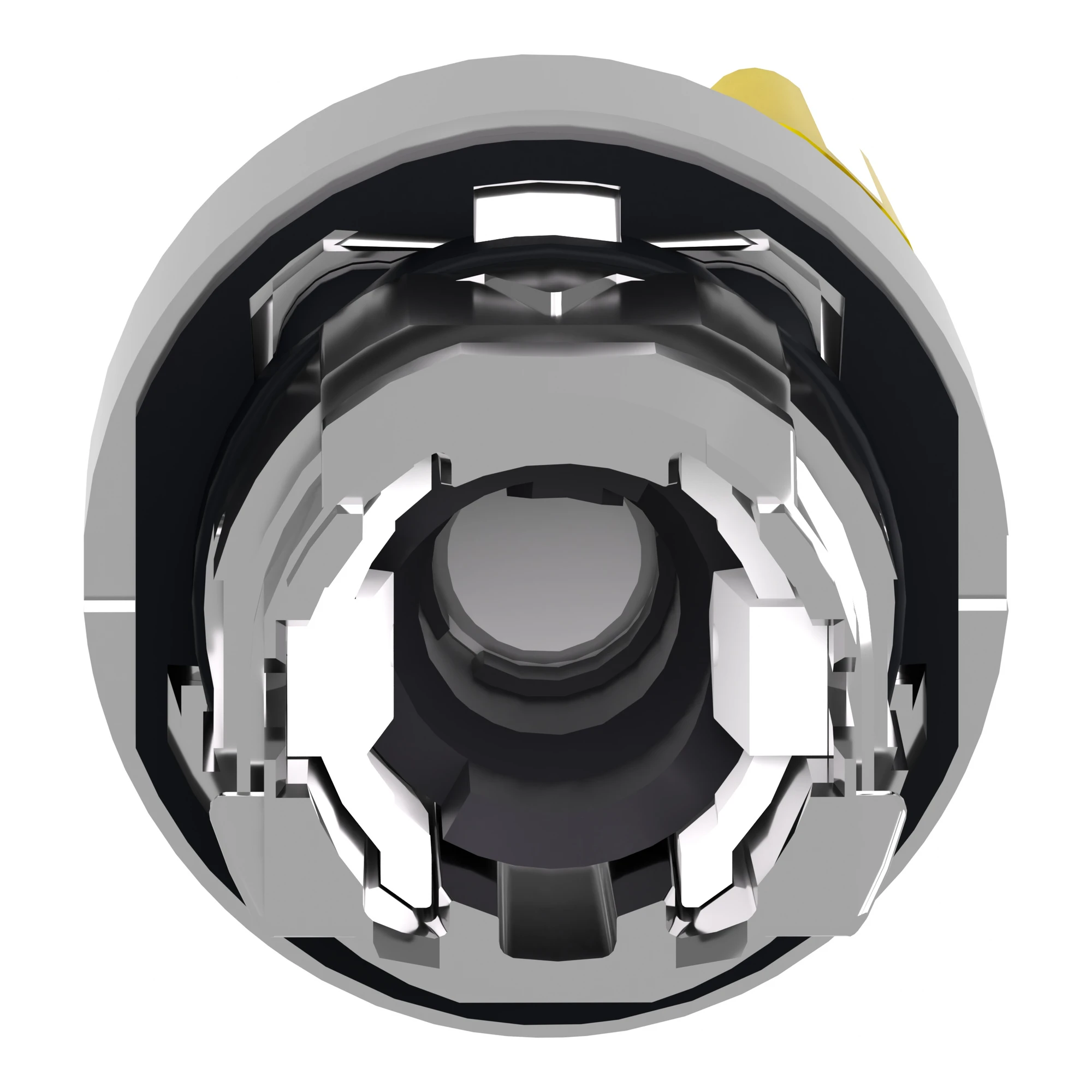 Schneider Electric ZB4BK1283 Illuminated Selector Switch, Front Element, Harmony XB4, Metal, 22mm, yellow, for universal LED, 2 positions, maintained (img_002) Schneider Electric ZB4BK1283 Illuminated Selector Switch, Front Element, Harmony XB4, Metal, 22mm, yellow, for universal LED, 2 positions, maintained (img_002)