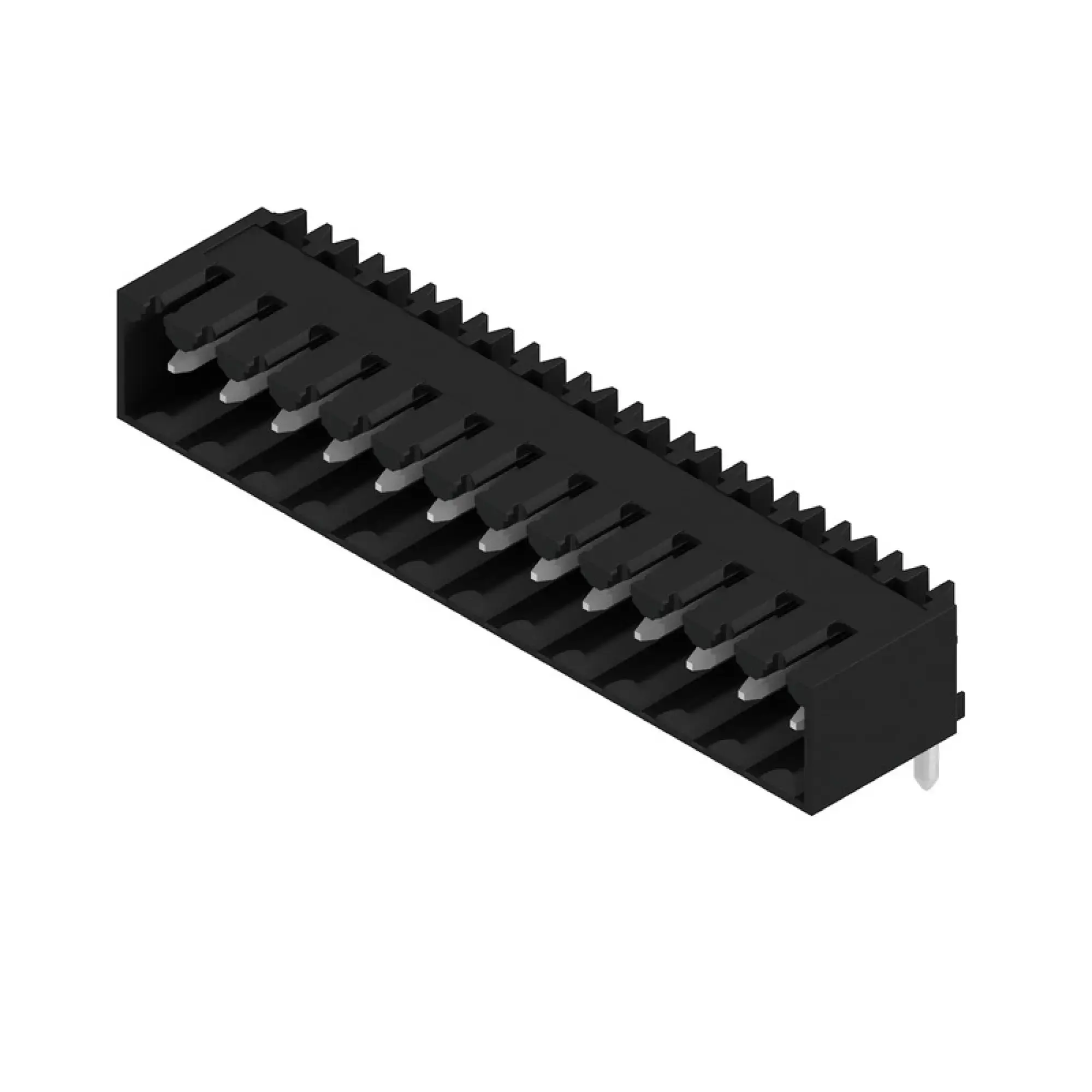 Weidmüller 1615500000 PCB connector (board connection), 160 V, 17 A, Pitch in mm: 3.50, Number of poles: 13, THT solder connection, Box (img_001)