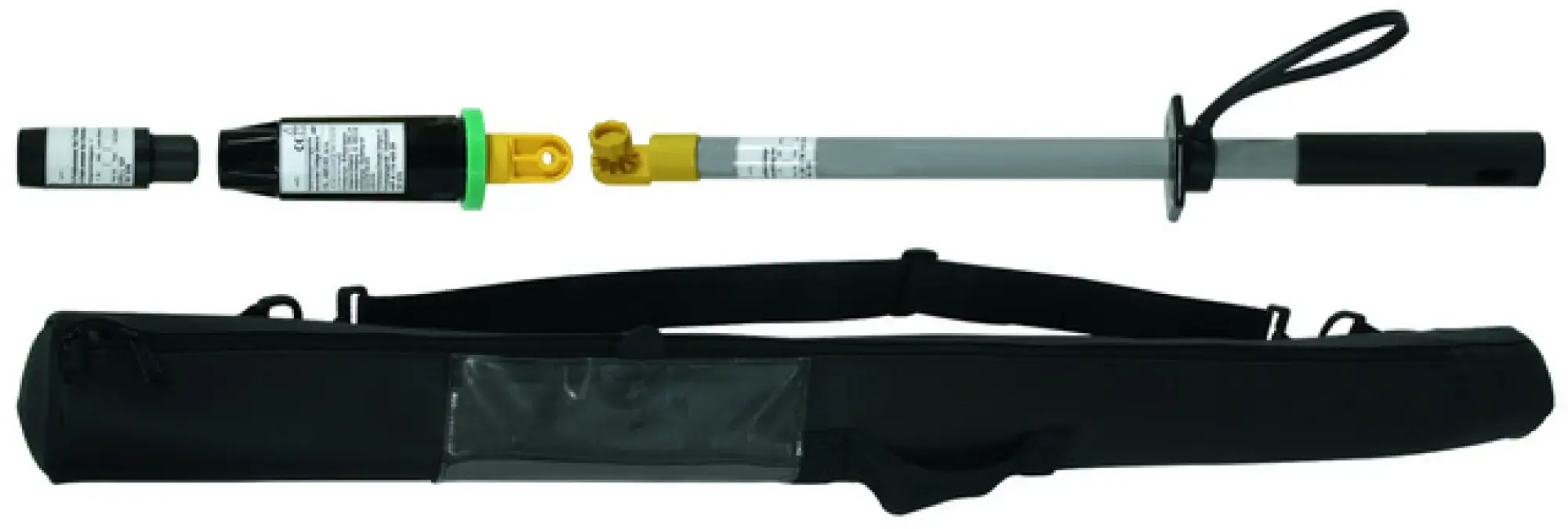 Dehn 767571 Non-contact voltage detector kit 110-420kV 50Hz cat. L f. overhead lines (img_001) Dehn 767571 Non-contact voltage detector kit 110-420kV 50Hz cat. L f. overhead lines (img_001)