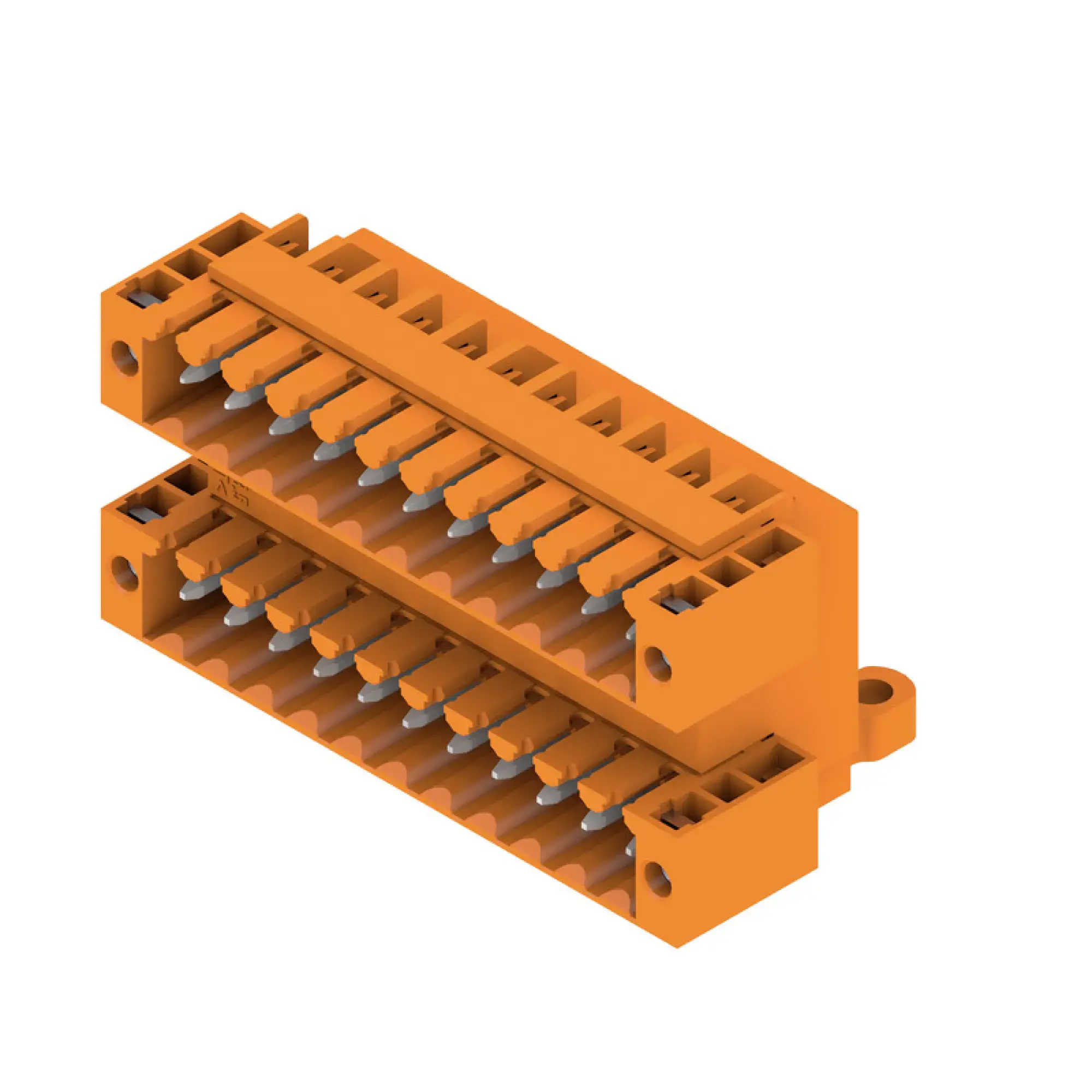 Weidmüller 1633900000 PCB connector (board connection), 160 V, 10.5 A, Pitch in mm: 3.50, Number of poles: 22, THT solder connection, Box (img_001)