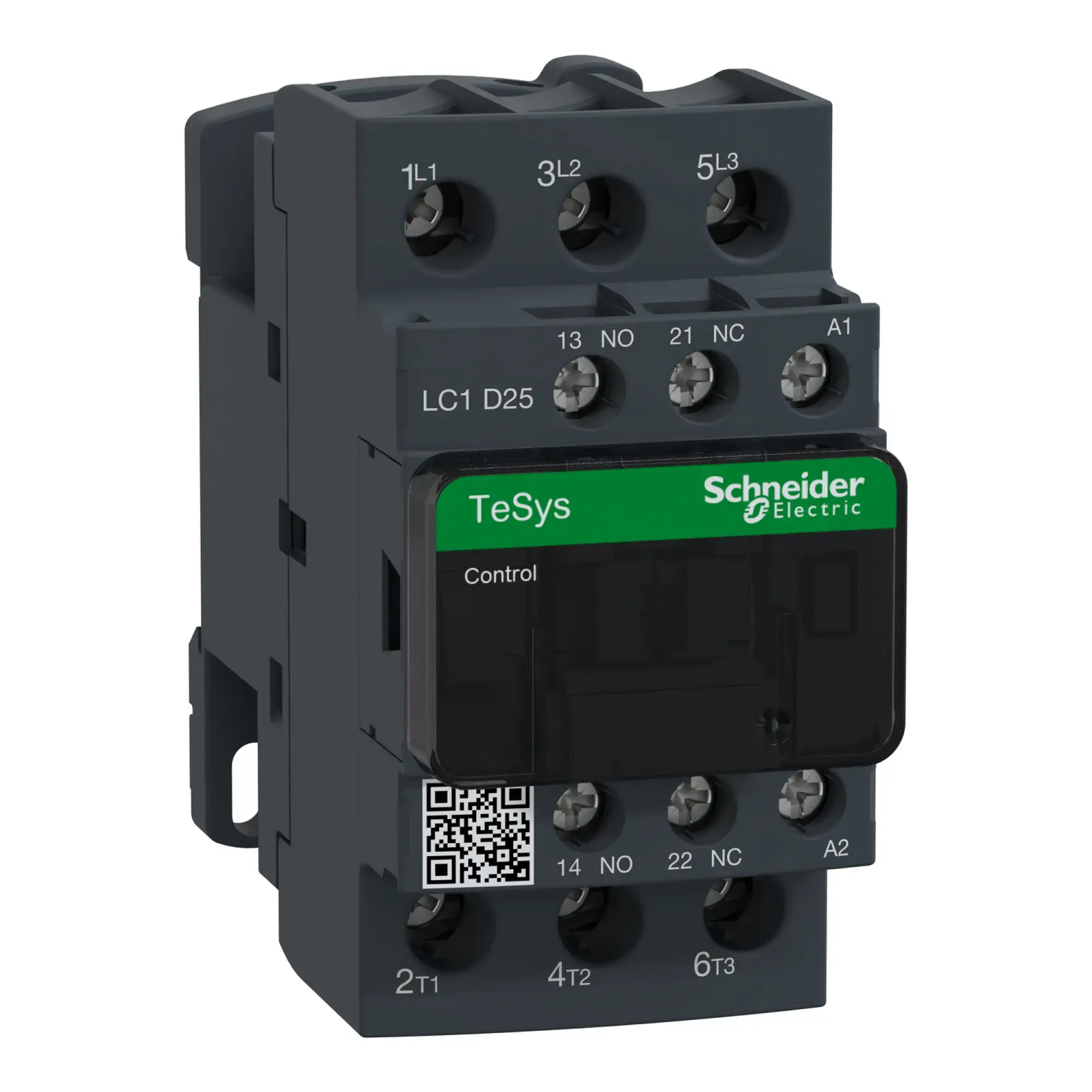 Schneider Electric LC1D25T7 Power contactor LC1D 3p, +1NO+1NC, 11 kW, 25 A, 400 V AC3, Coil 480 V AC (img_006)