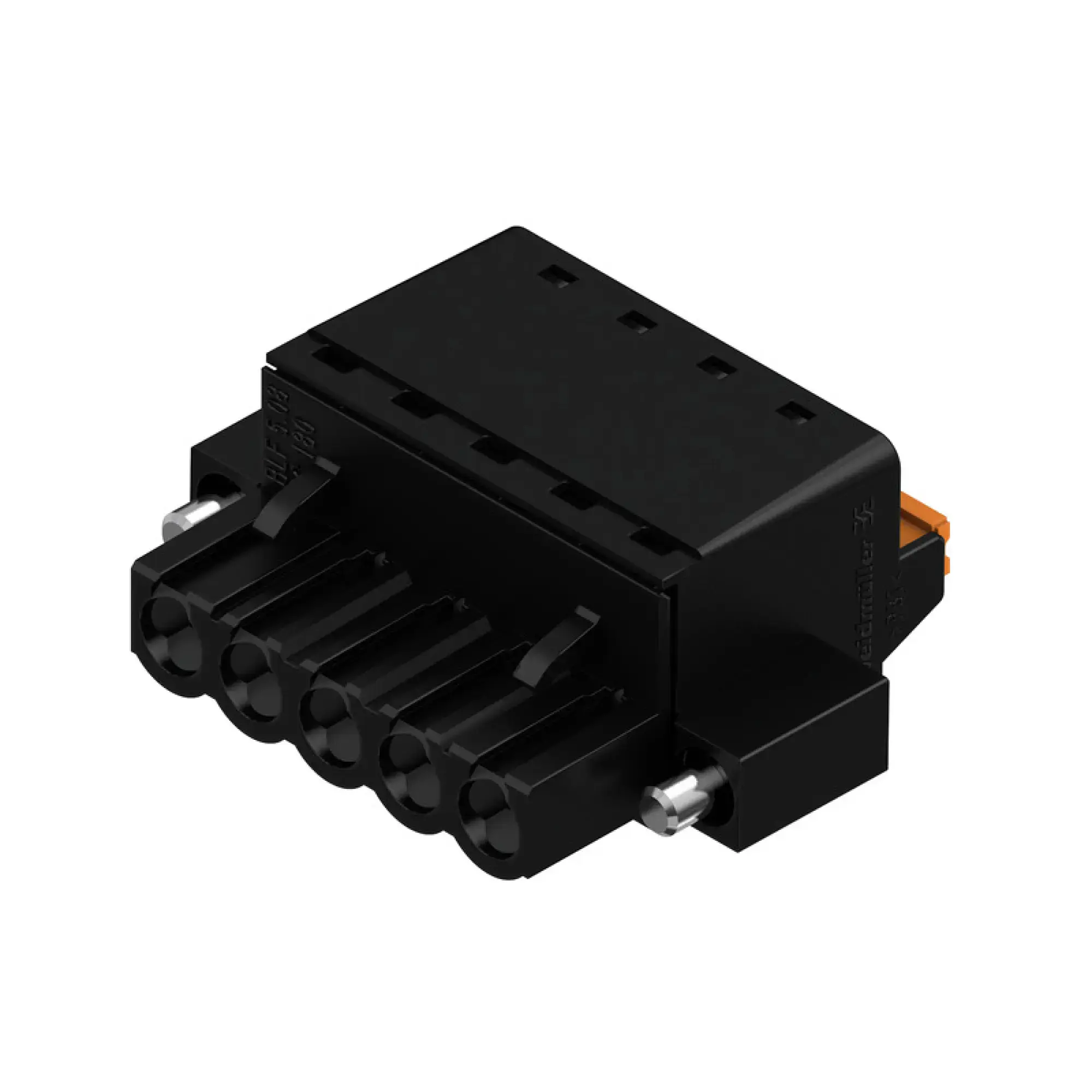 Weidmüller 1012670000 PCB connector (wire connection), 320 V, 24 A, Pitch in mm: 5.08, 3.31 mm², Number of poles: 5, PUSH IN with actuator, Box (img_001)