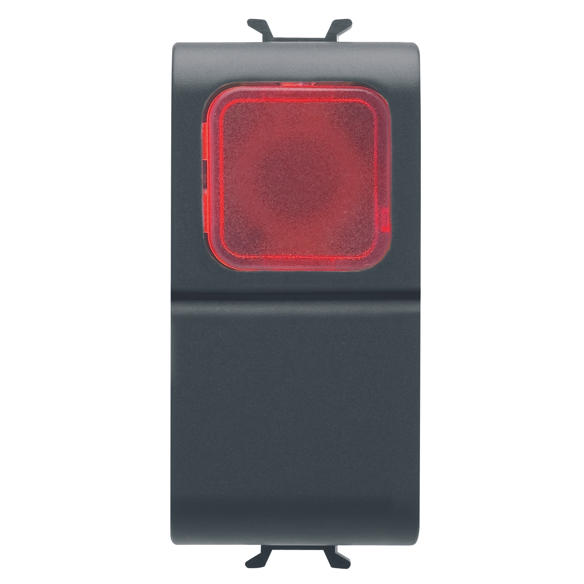 GEWISS GW12143 PUSH-BUTTON 1P 250V ac - NO 16A - RED DIFFUSER - 1 MODULE - SATIN BLACK - CHORUSMART (img_001) GEWISS GW12143 PUSH-BUTTON 1P 250V ac - NO 16A - RED DIFFUSER - 1 MODULE - SATIN BLACK - CHORUSMART (img_001)