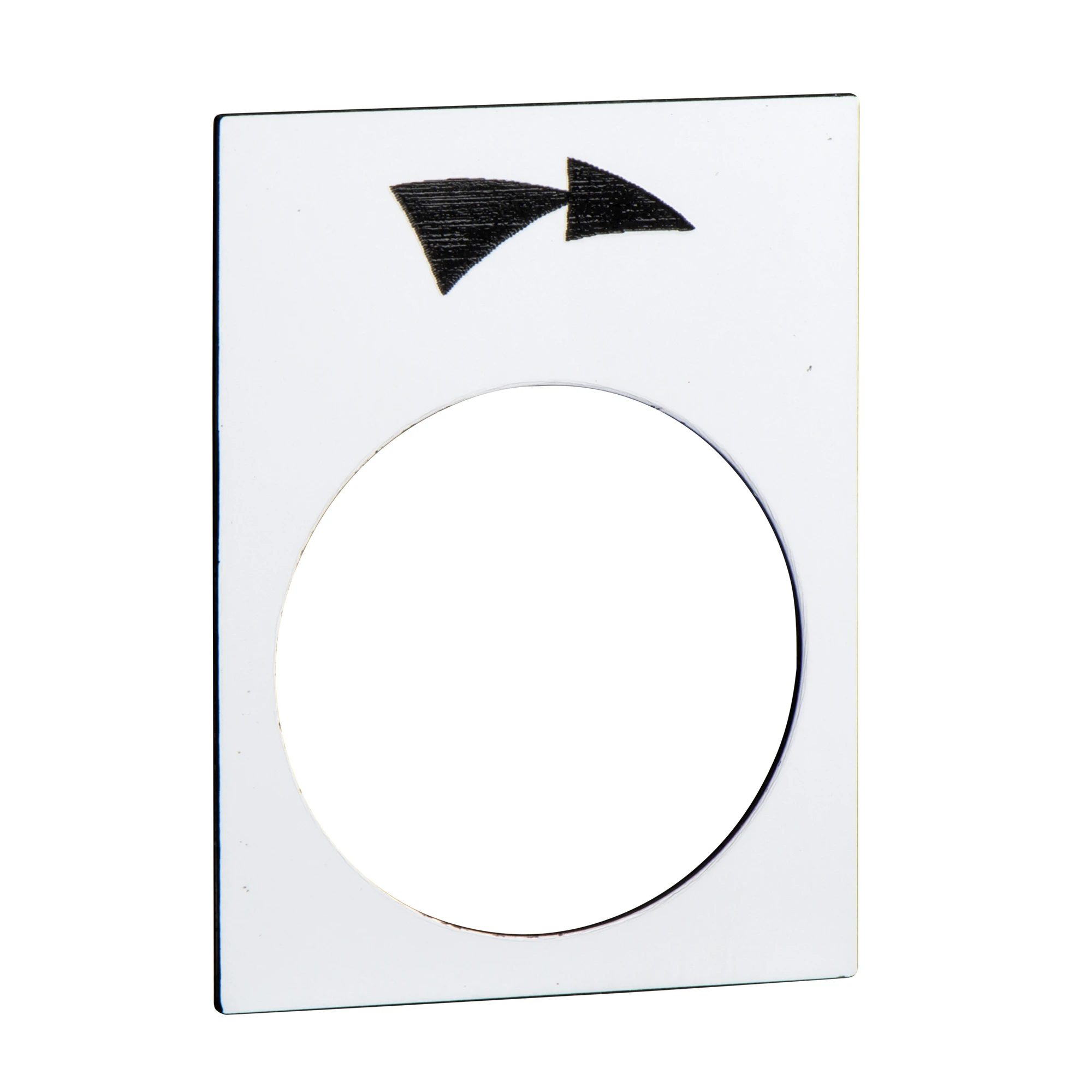 Schneider Electric ZB2BY4921 Label, 30x40mm, white, turning mechanism right, slow-fast (img_001) Schneider Electric ZB2BY4921 Label, 30x40mm, white, turning mechanism right, slow-fast (img_001)
