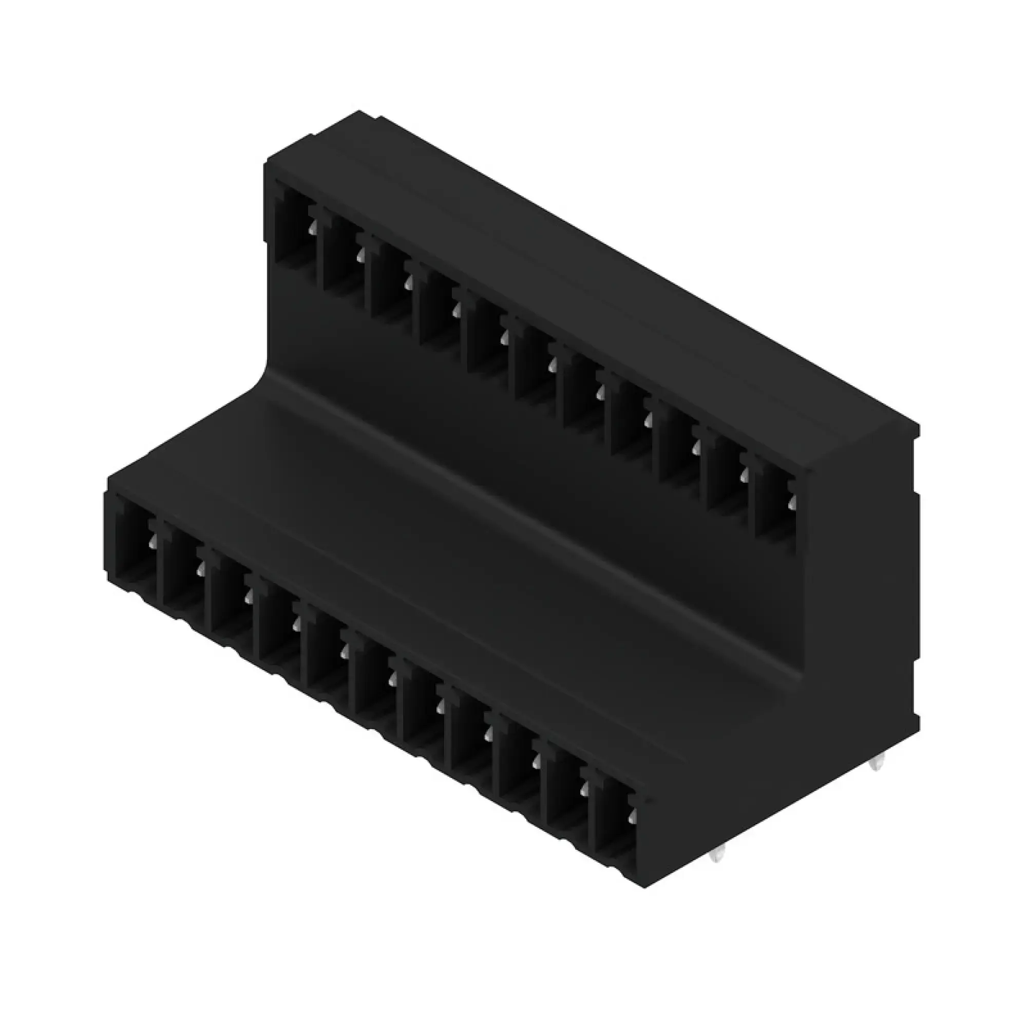 Weidmüller 1033590000 PCB connector (board connection), 160 V, 17.5 A, Pitch in mm: 3.81, Number of poles: 22, THT/THR solder connection, Box (img_001)