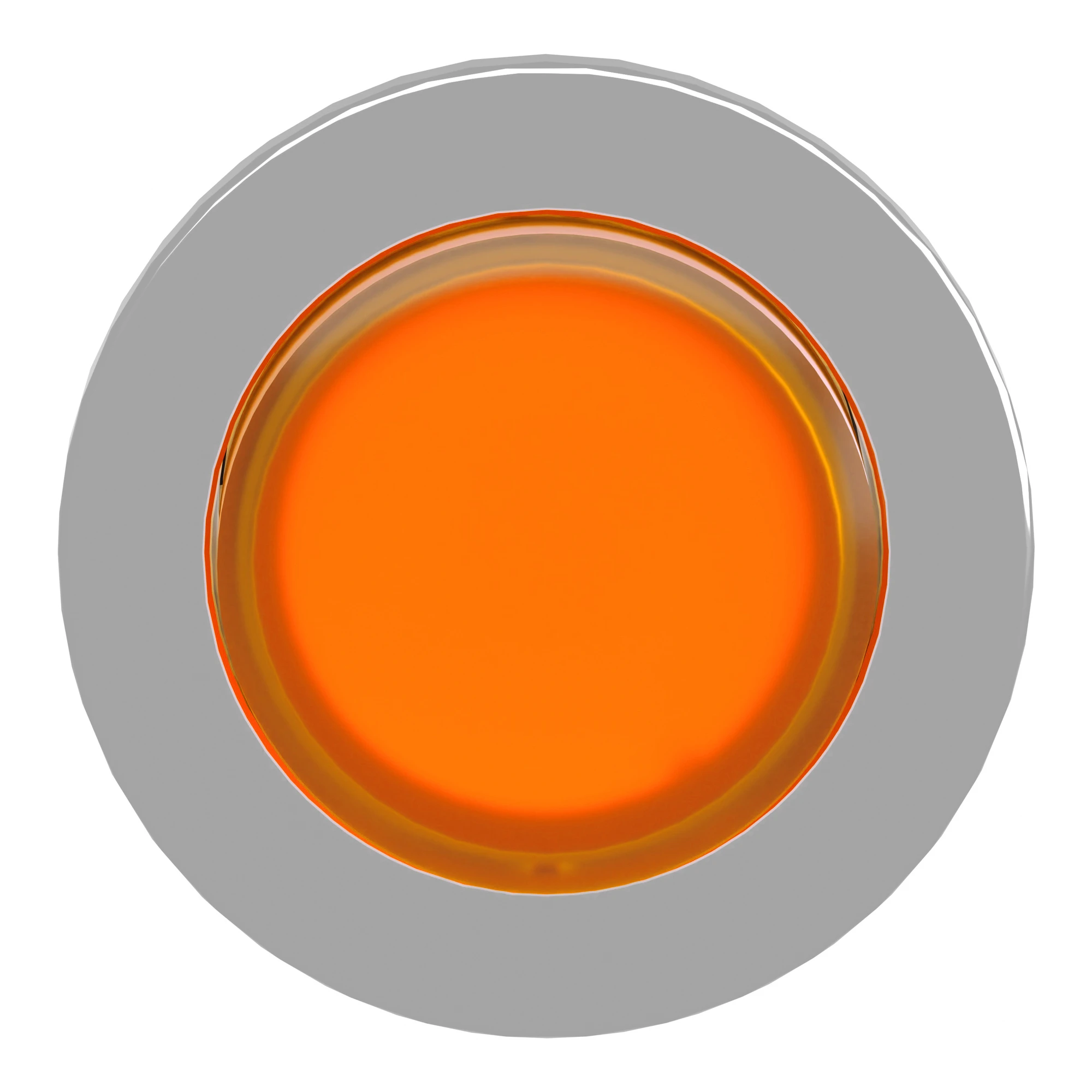 Schneider Electric ZB4FH53 Illuminated pushbutton, front element, Harmony XB4F, metal, 30mm, orange, protruding, for universal LED, latching (img_005)