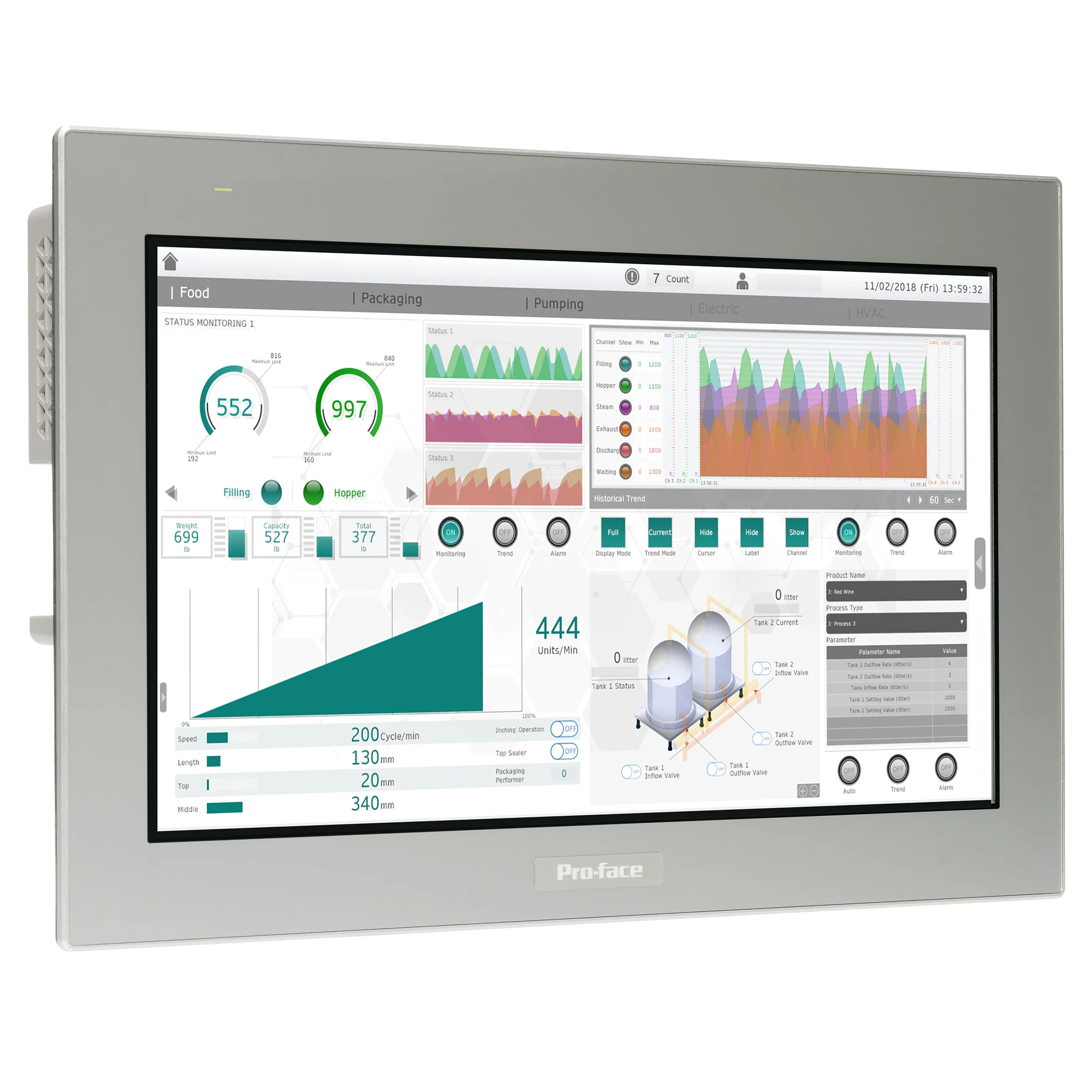 Schneider Electric PFXST6700WAD Pro-face ST6000 15"W Basic HMI Touch Panel resistive, 2 x Ethernet (dual IP), 2 x serial COM, USB (img_001) Schneider Electric PFXST6700WAD Pro-face ST6000 15"W Basic HMI Touch Panel resistive, 2 x Ethernet (dual IP), 2 x serial COM, USB (img_001)