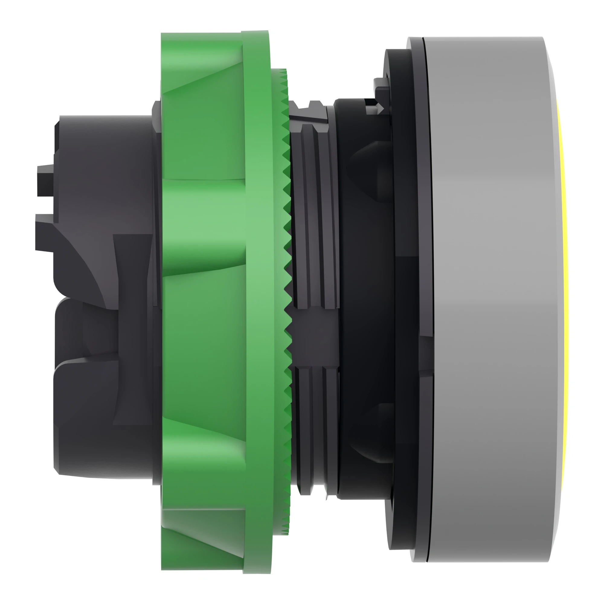 Schneider Electric ZB5AA5C0 Push Button, Front Element, Harmony XB5, Plastic, 22mm, Light Grey, Yellow, Unmarked, Momentary (img_003) Schneider Electric ZB5AA5C0 Push Button, Front Element, Harmony XB5, Plastic, 22mm, Light Grey, Yellow, Unmarked, Momentary (img_003)