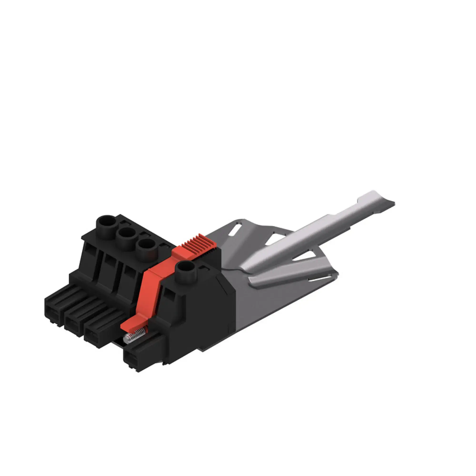 Weidmüller 2897560000 PCB connector (wire connection), 1000 V, Pitch in mm: 10.16, Number of poles: 4, Clamping yoke connection, Box (img_001) Weidmüller 2897560000 PCB connector (wire connection), 1000 V, Pitch in mm: 10.16, Number of poles: 4, Clamping yoke connection, Box (img_001)